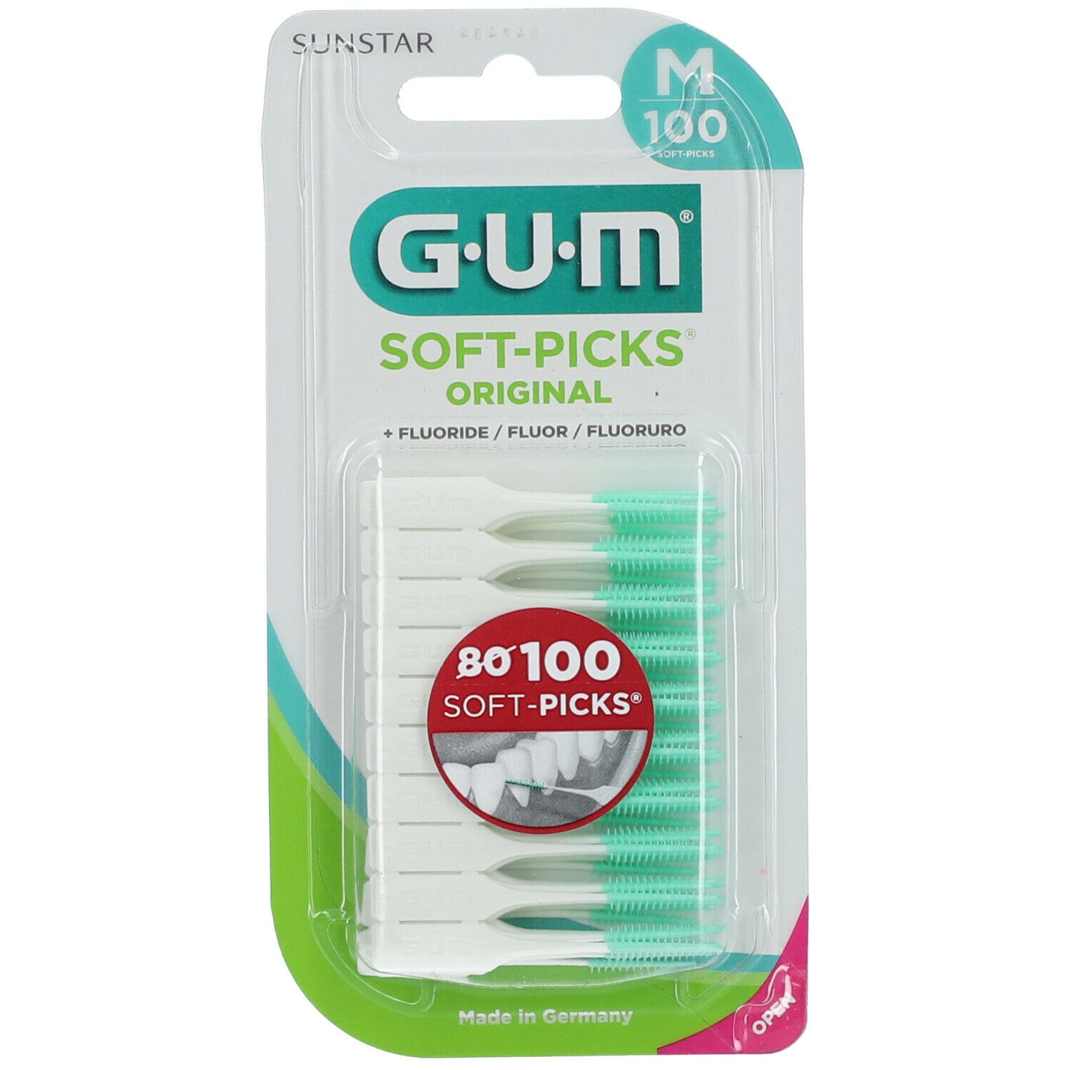 Gum Gum® Soft-Picks® 632 Original Medium Bâtonnet(S) 100 Pc(S)