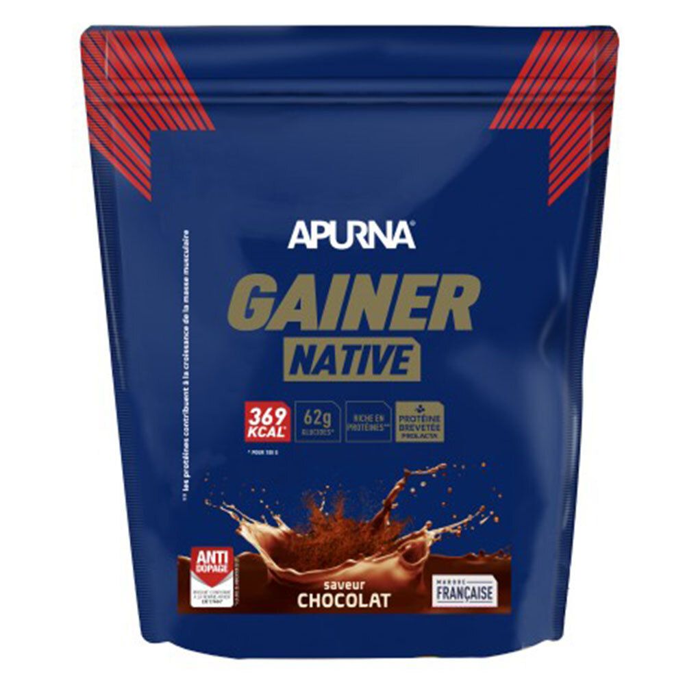 Apurna Gainer Native Chocolat Poudre Pour La Préparation D'une Solution 1100 G Enfants