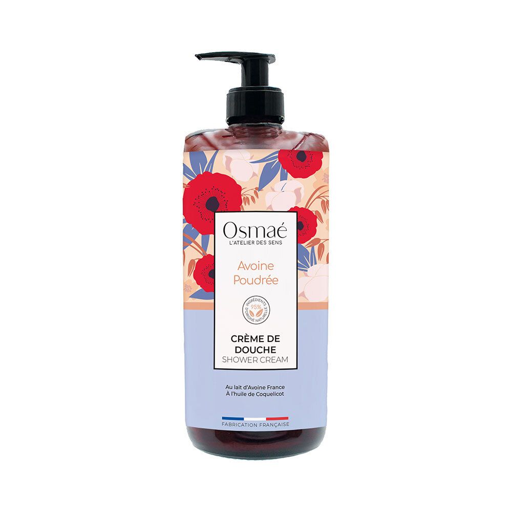 Osmaé Gel Douche Avoine Poudrée Douche 1000 Ml