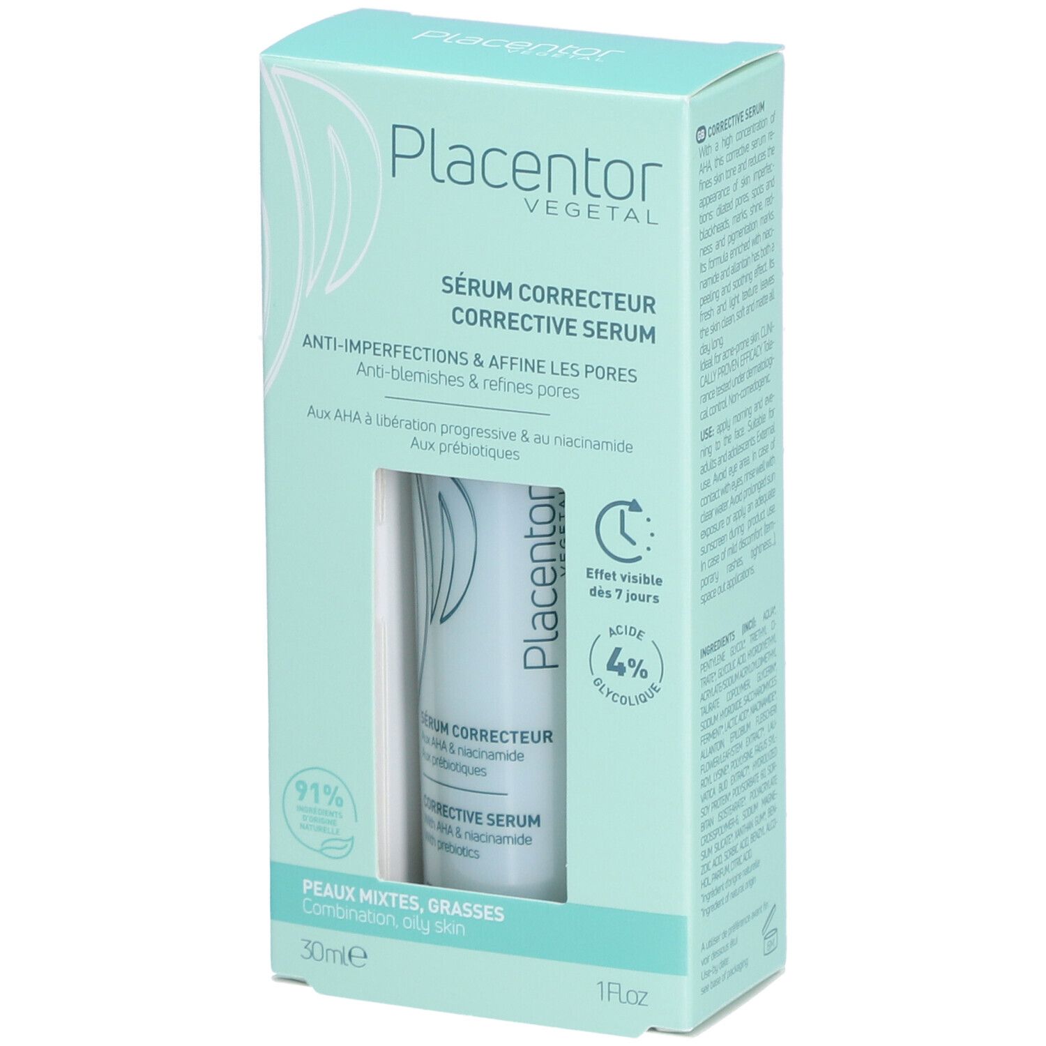Placentor VEGETAL SÉRUM CORRECTEUR 30 ml Concentré