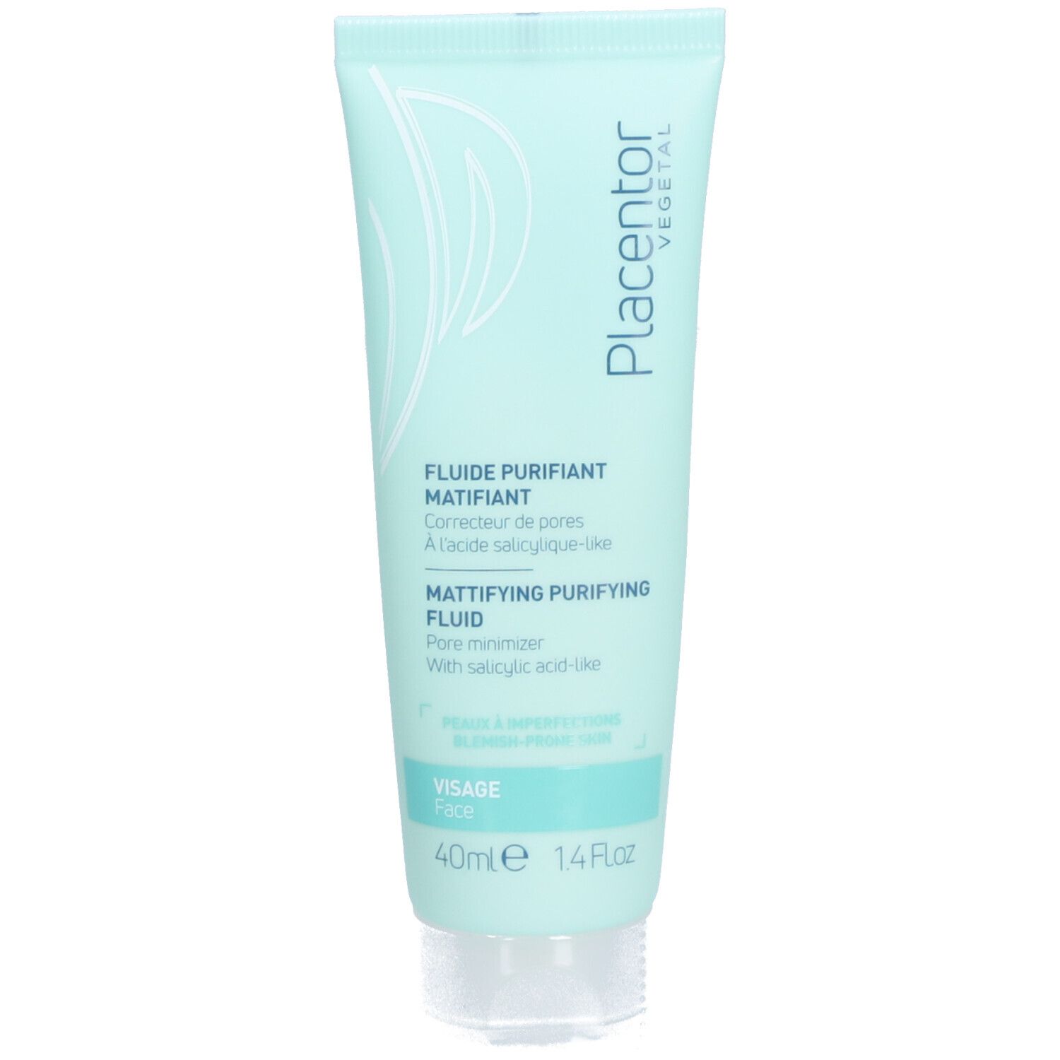 Placentor VEGETAL FLUIDE PURIFIANT MATIFIANT 40 ml Émulsion