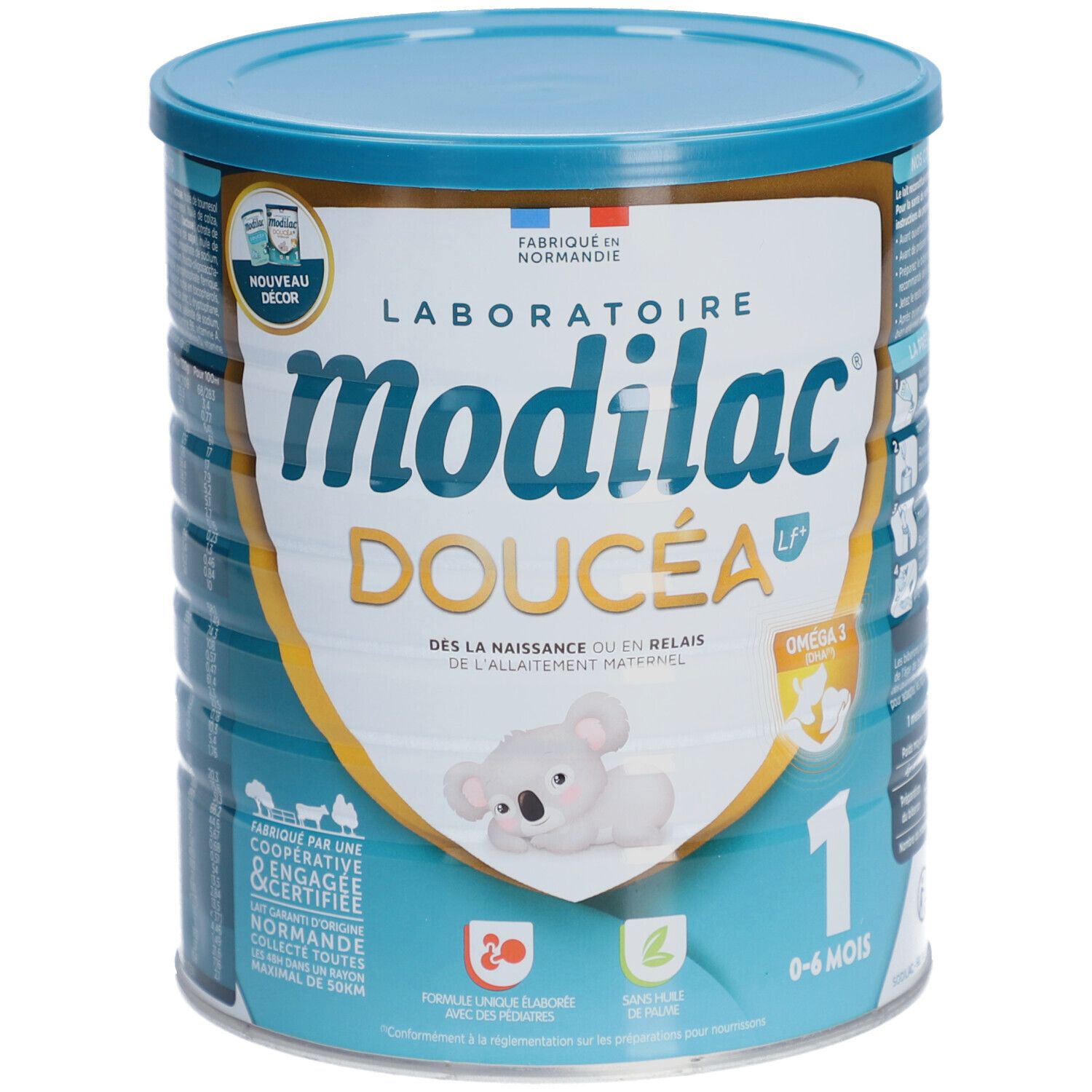 Modilac Lait bébé en poudre 1er âge Doucéa 820 g Poudre