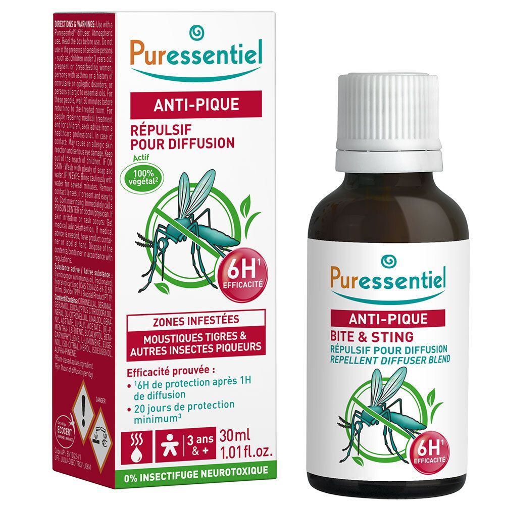 Puressentiel Anti-pique Répulsif pour Diffusion 30 ml Huile