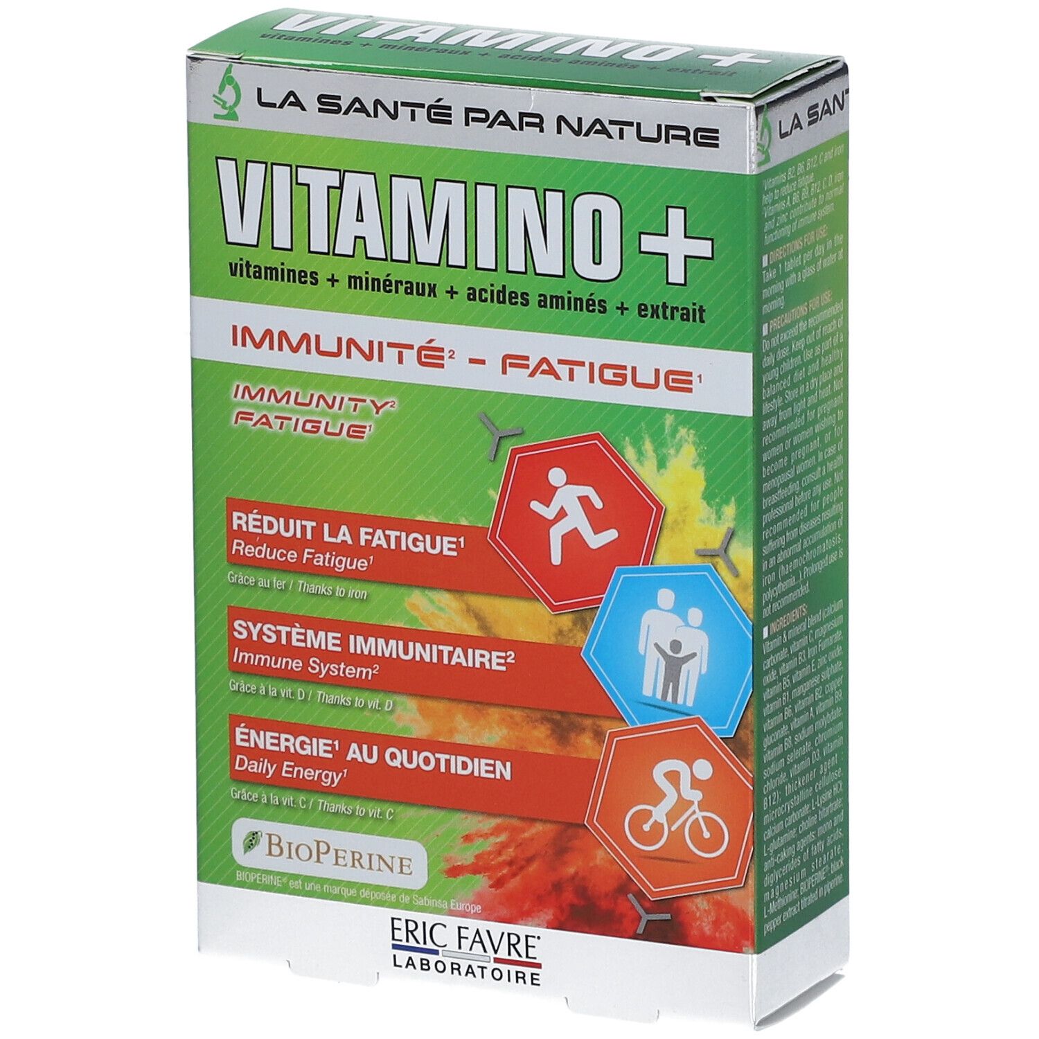 Eric Favre Vitamino+ Immunité, Fatigue, Multivitamines Et Minéraux Comprimé(S) 30 Pc(S) Enfants