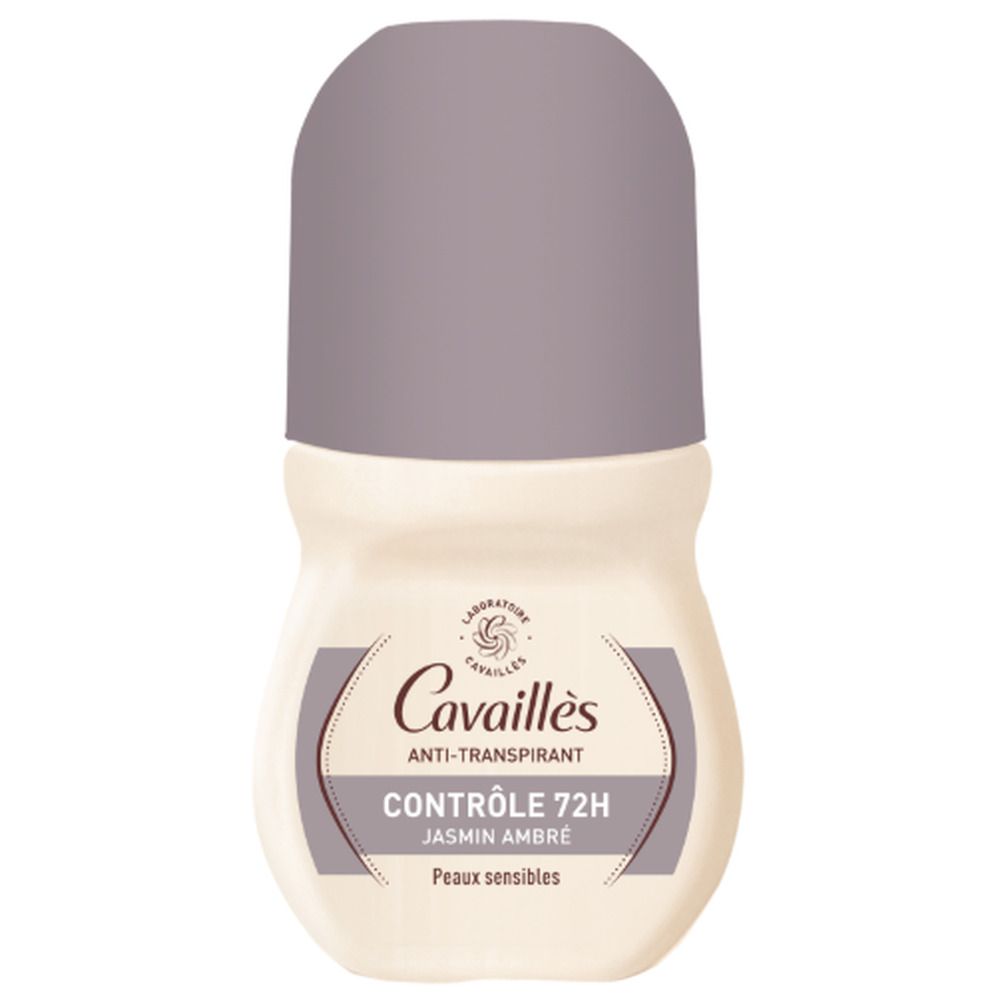 Rogé Cavaillès Anti-transpirant Contrôle 72h Jasmin Ambré Peaux sensibles 100 ml Rouleau