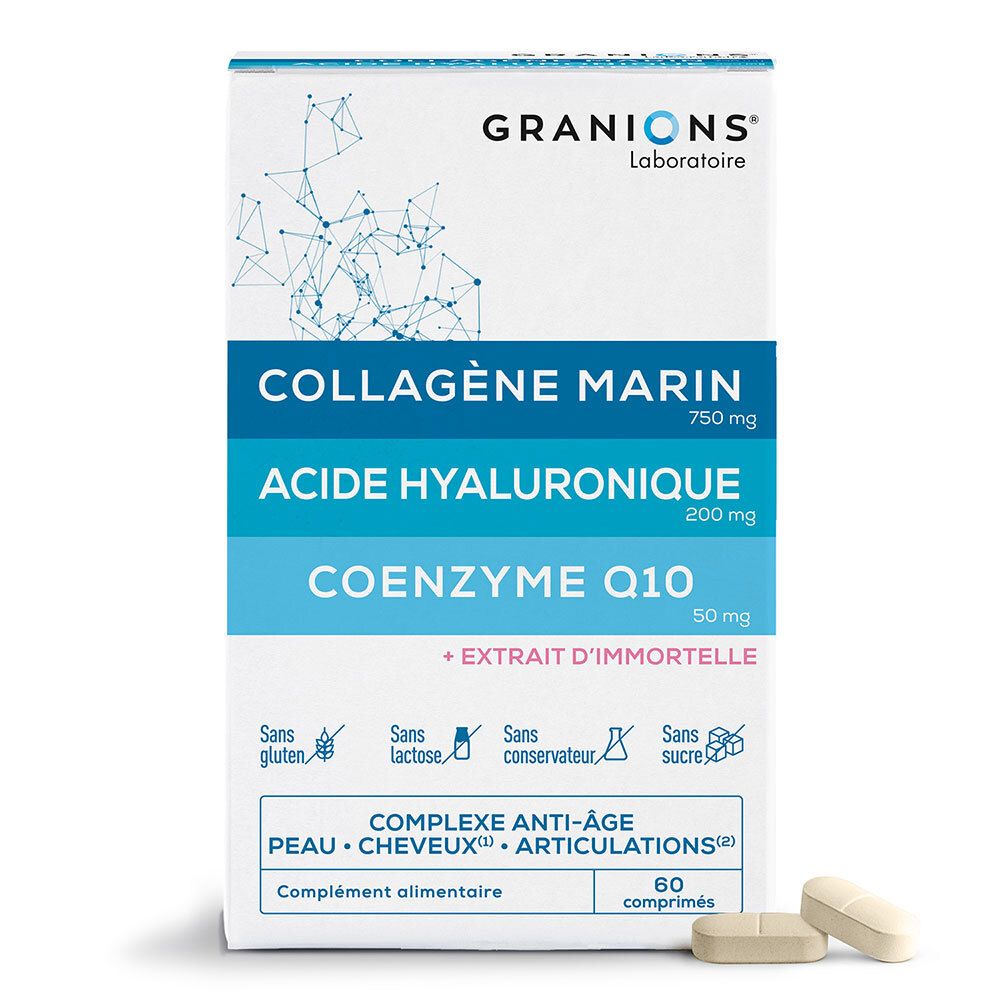 Granions Laboratoire Des Granions® Complexe Collagène, Acide Hyaluronique & Coenzyme Q10 Comprimé(S) 60 Pc(S) Enfants