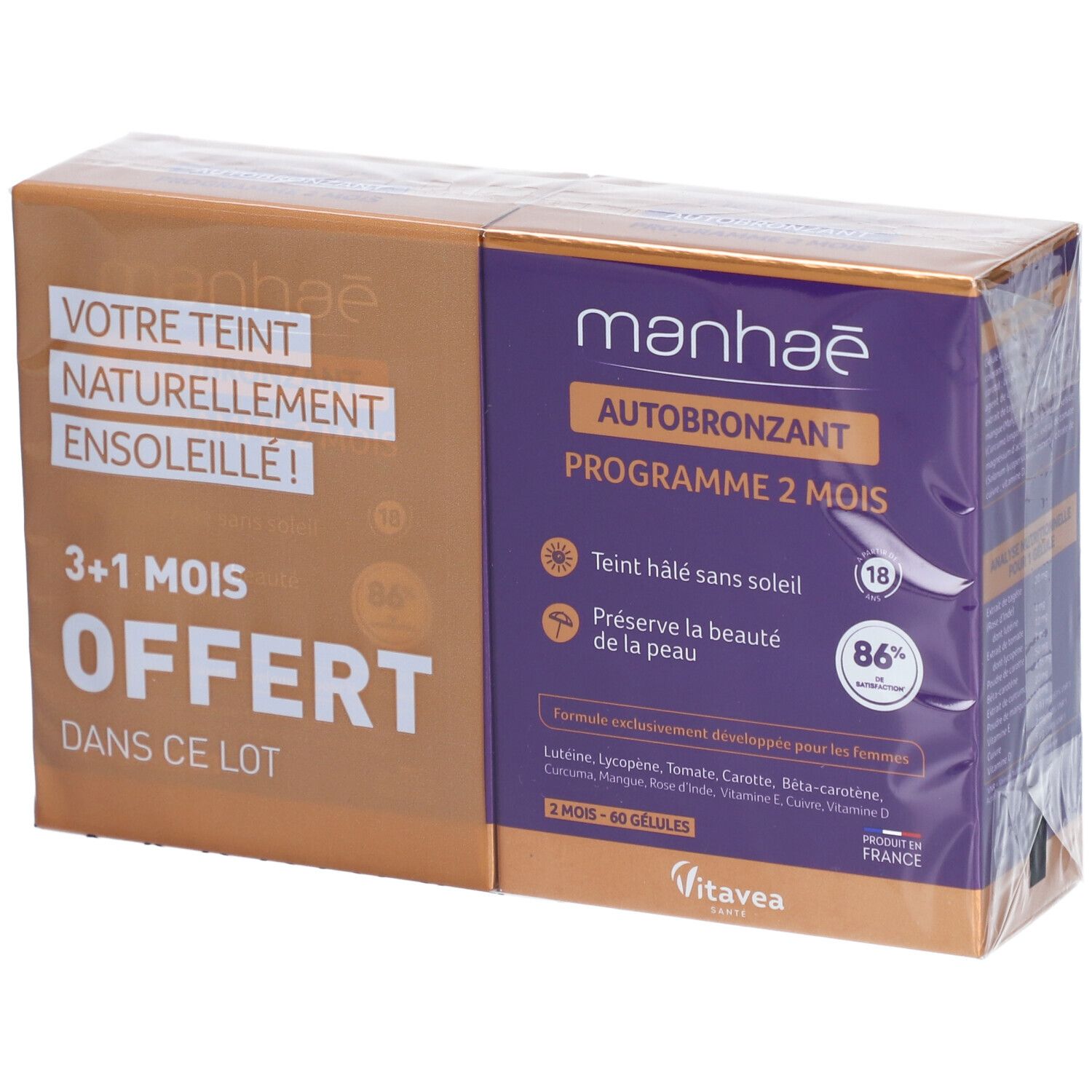 Manhaé Autobronzant 2x60 Gélules - Image 3