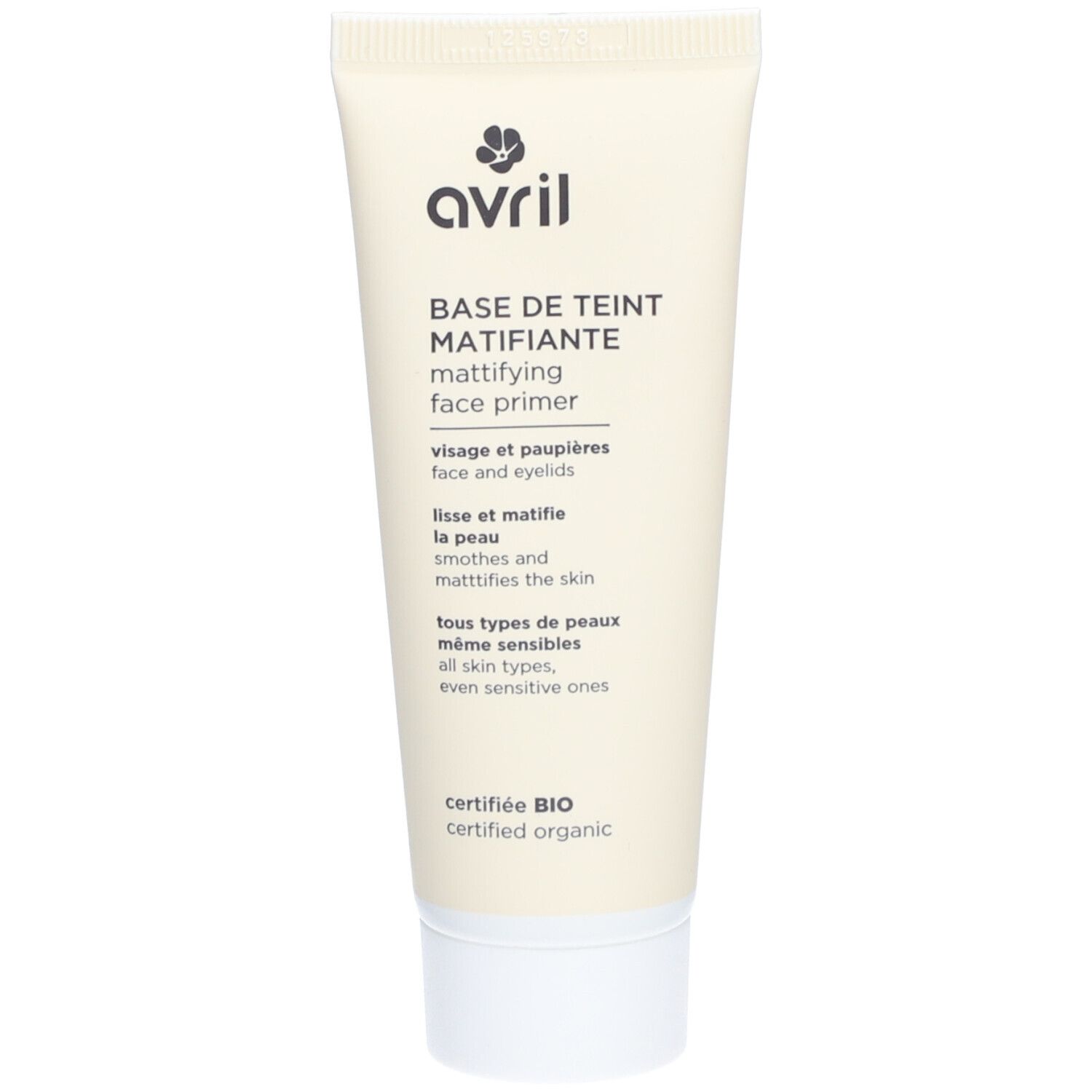 Avril Base De Teint Matifiante Crème Pour La Peau 30 Ml