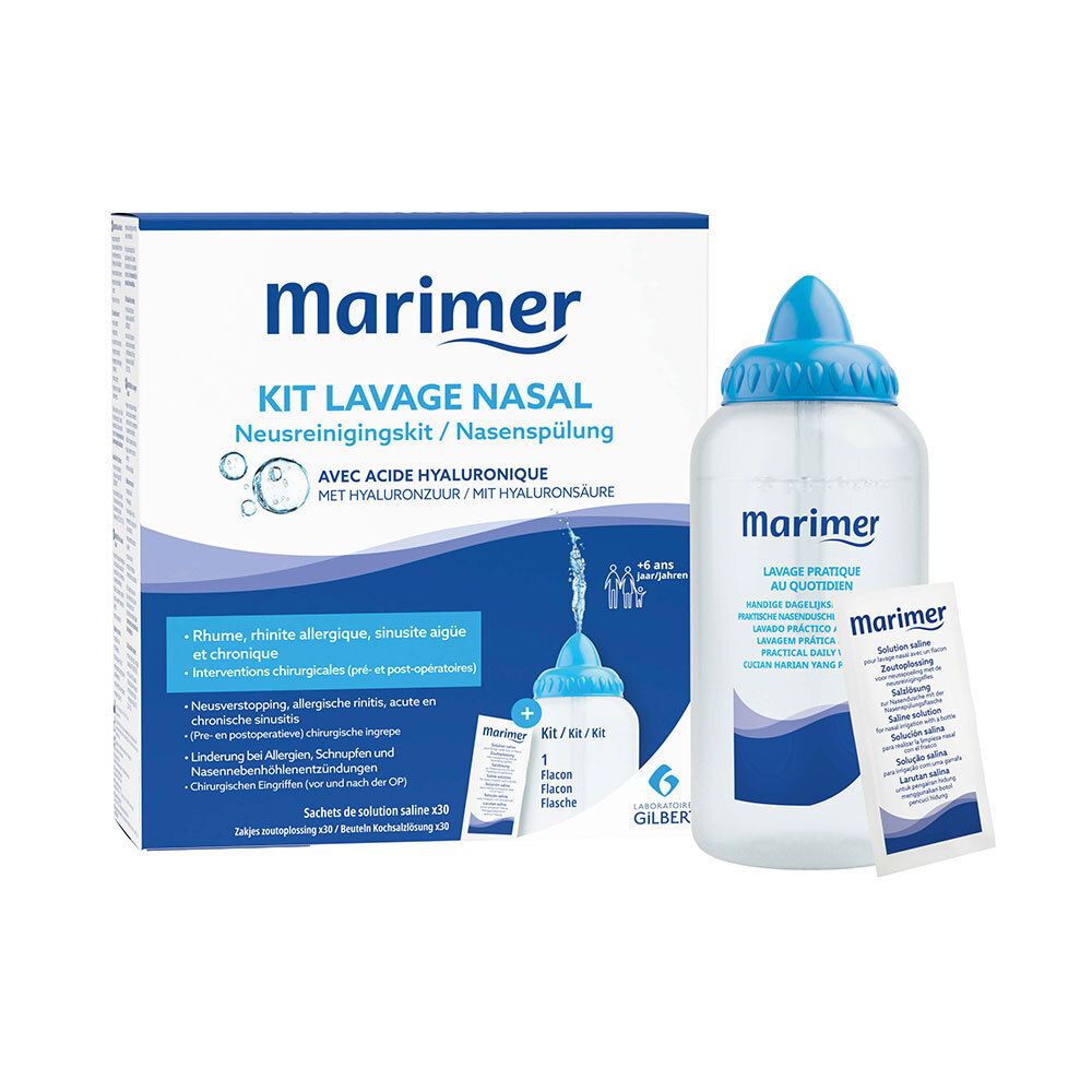 Gilbert Clair Marimer Kit Lavage Nasal 30 Sachets Solution Saline - Image 3