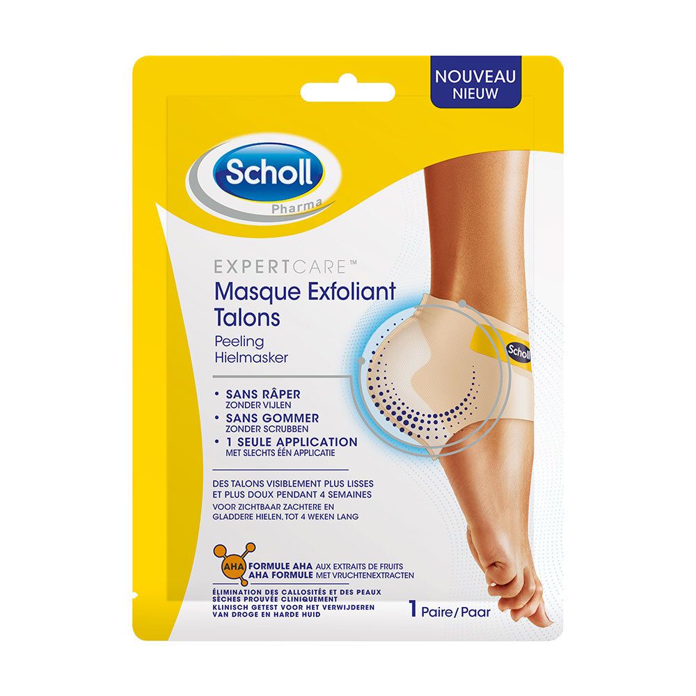 Scholl Masque Pieds Exfoliant Talon Autre 2 pc(s)