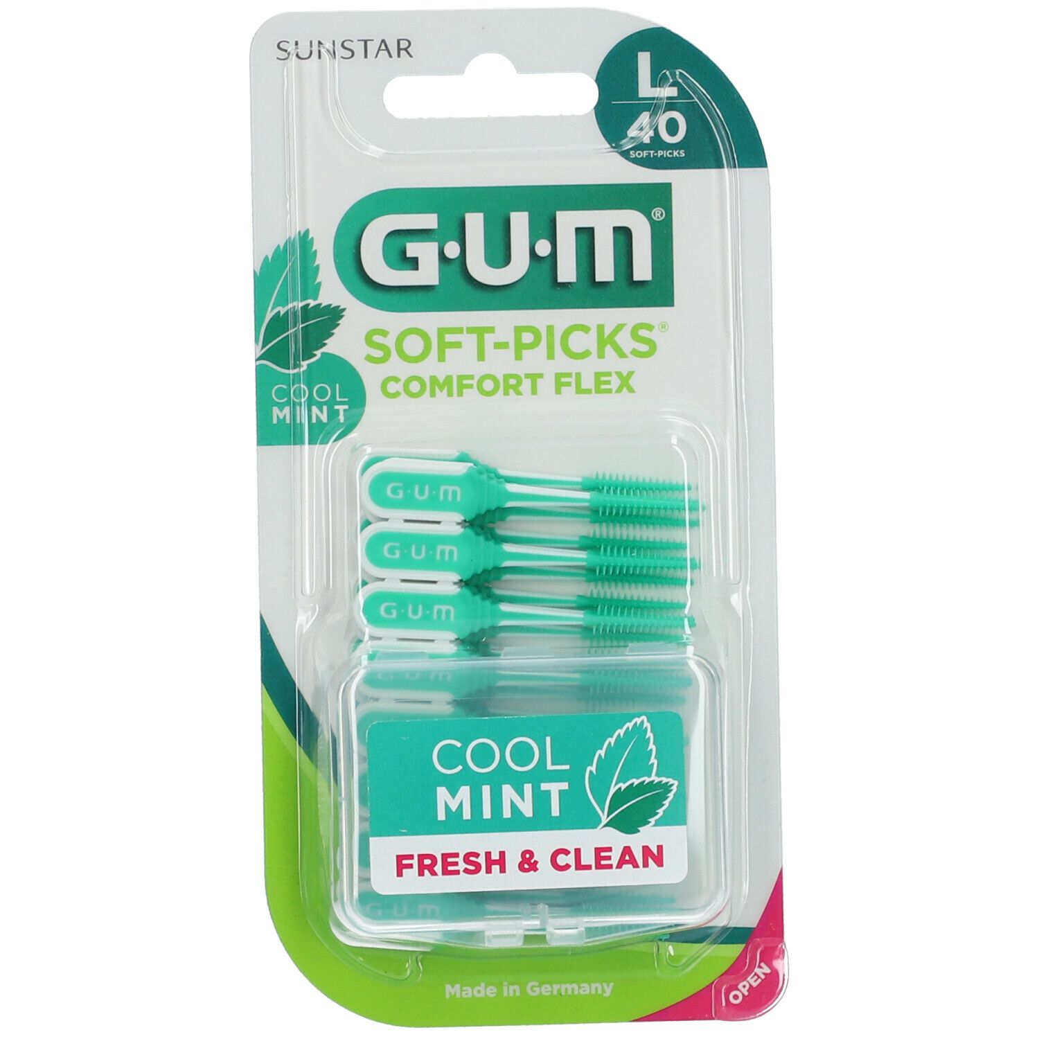 Gum Gum® Soft-Picks® Comfort Flex Large Mint Bâtonnet(S) 40 Pc(S)