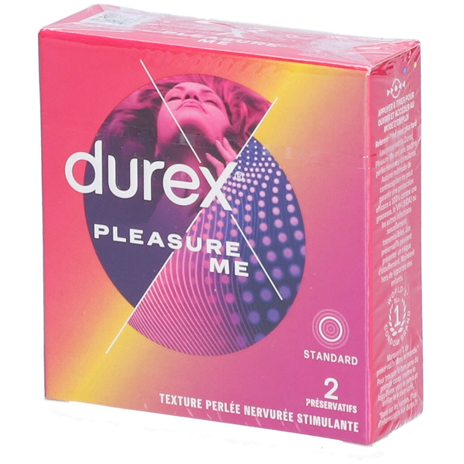 Durex Pleasure Me Préservatif(S) 2 Pc(S)