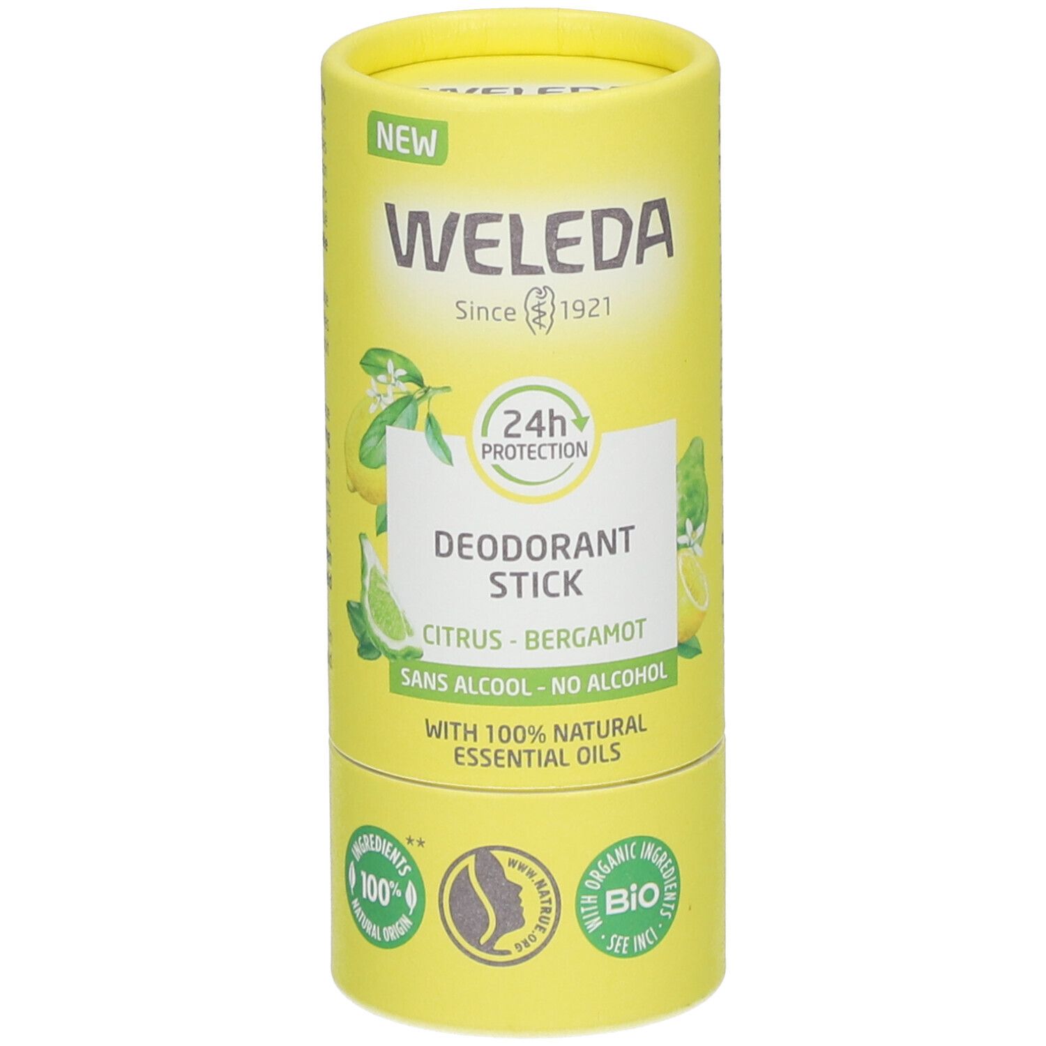 WELEDA Déodorant solide 24H Citrus Bergamote Stick(S) 50 g