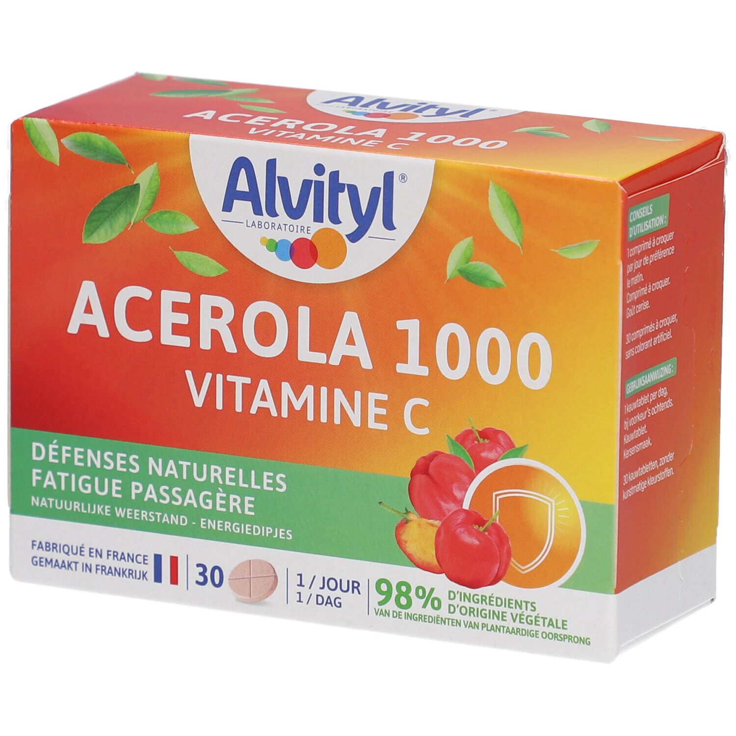 Alvityl Acerola 1000 Comprimés À Croquer Taille 30 - Image 3