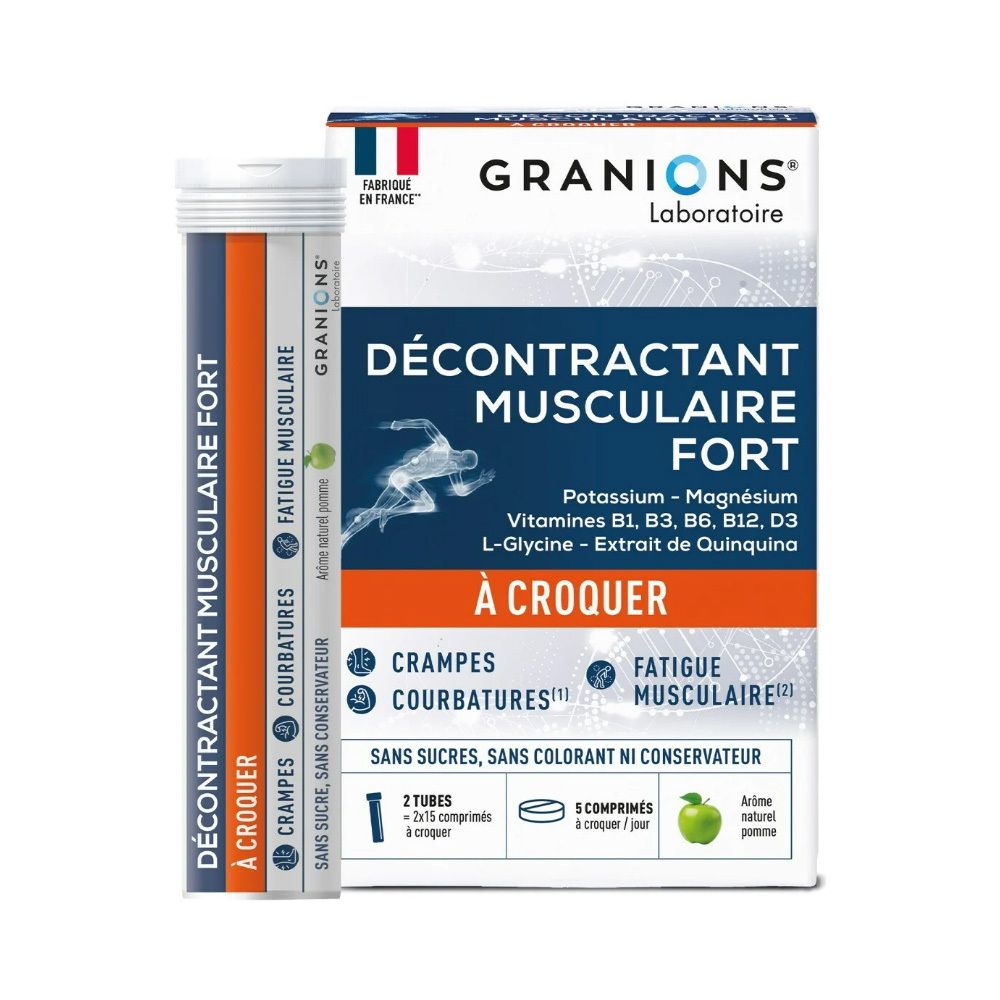 Pdmtobemaintained Granions Décontractant Musculaire Fort Comprimé(S) 20 Pc(S) - Image 1