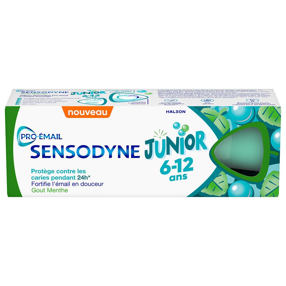 Sensodyne Sensodyne® Pro-Émail Dentifrice Junior 6 -12 Ans Menthe Douce Gel Dentaire 50 Ml Enfants