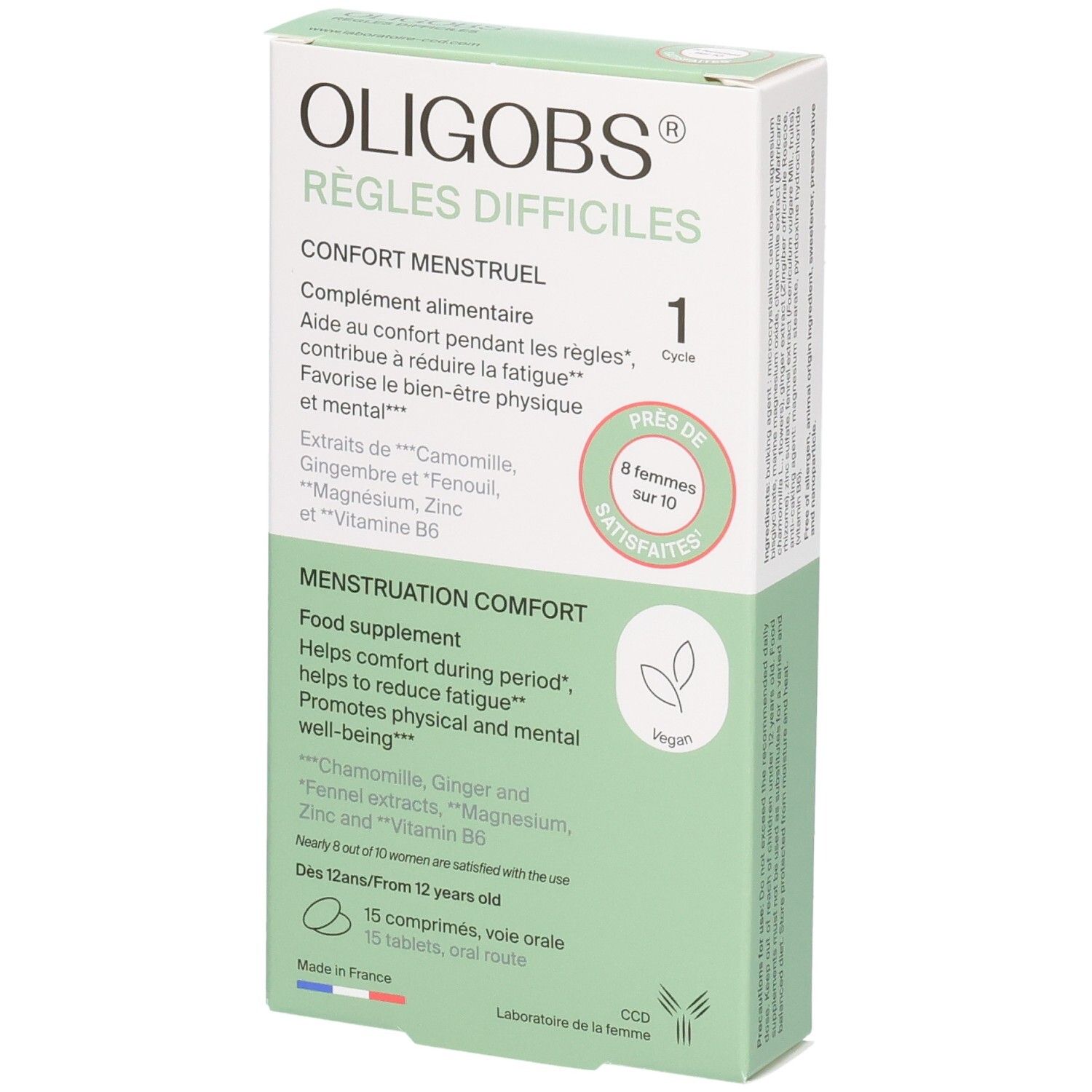 Ccd Oligobs® Règles Difficiles Comprimé(S) 15 Pc(S)