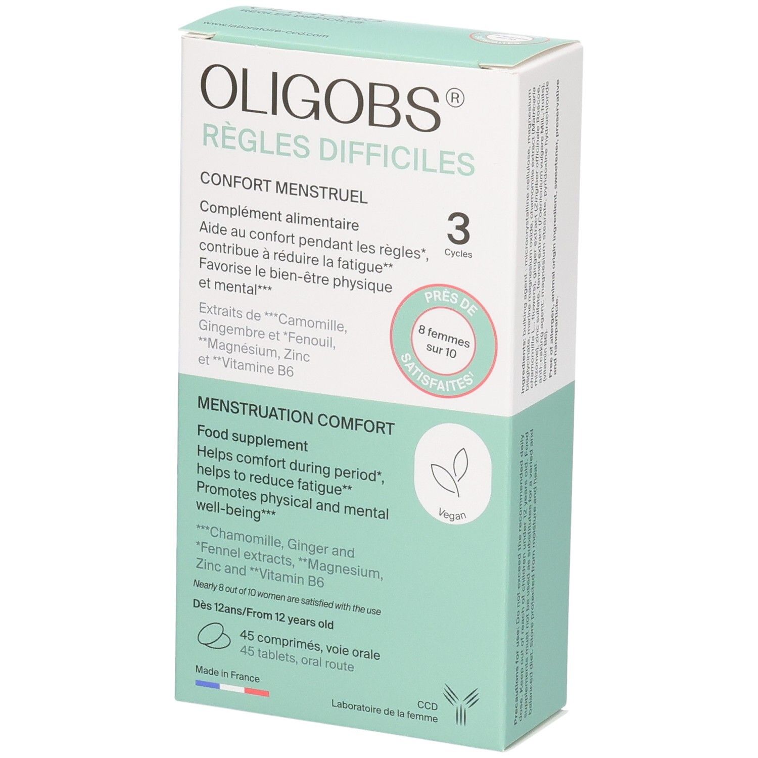 CCD Oligobs® Règles Difficiles 45 pc(s) Comprimé(S)
