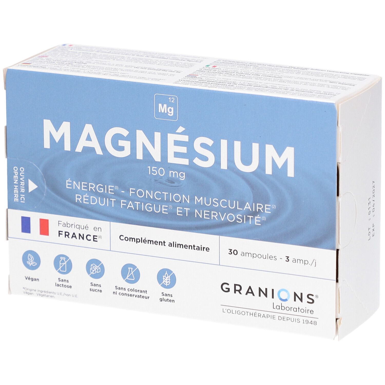 Granions Magnésium Solution Orale 60 Ml