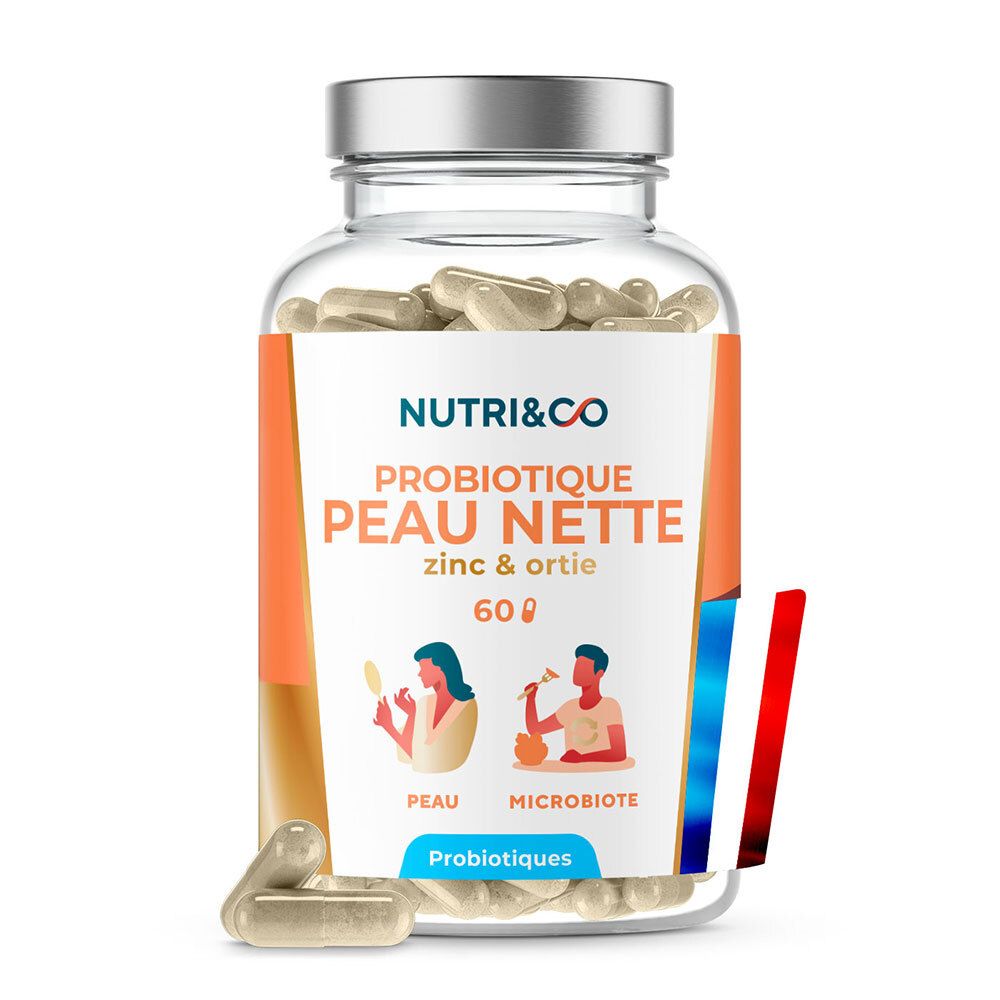 Nutri&Co Probiotique Peau Nette Capsule(S) 60 Pc(S) - Image 1