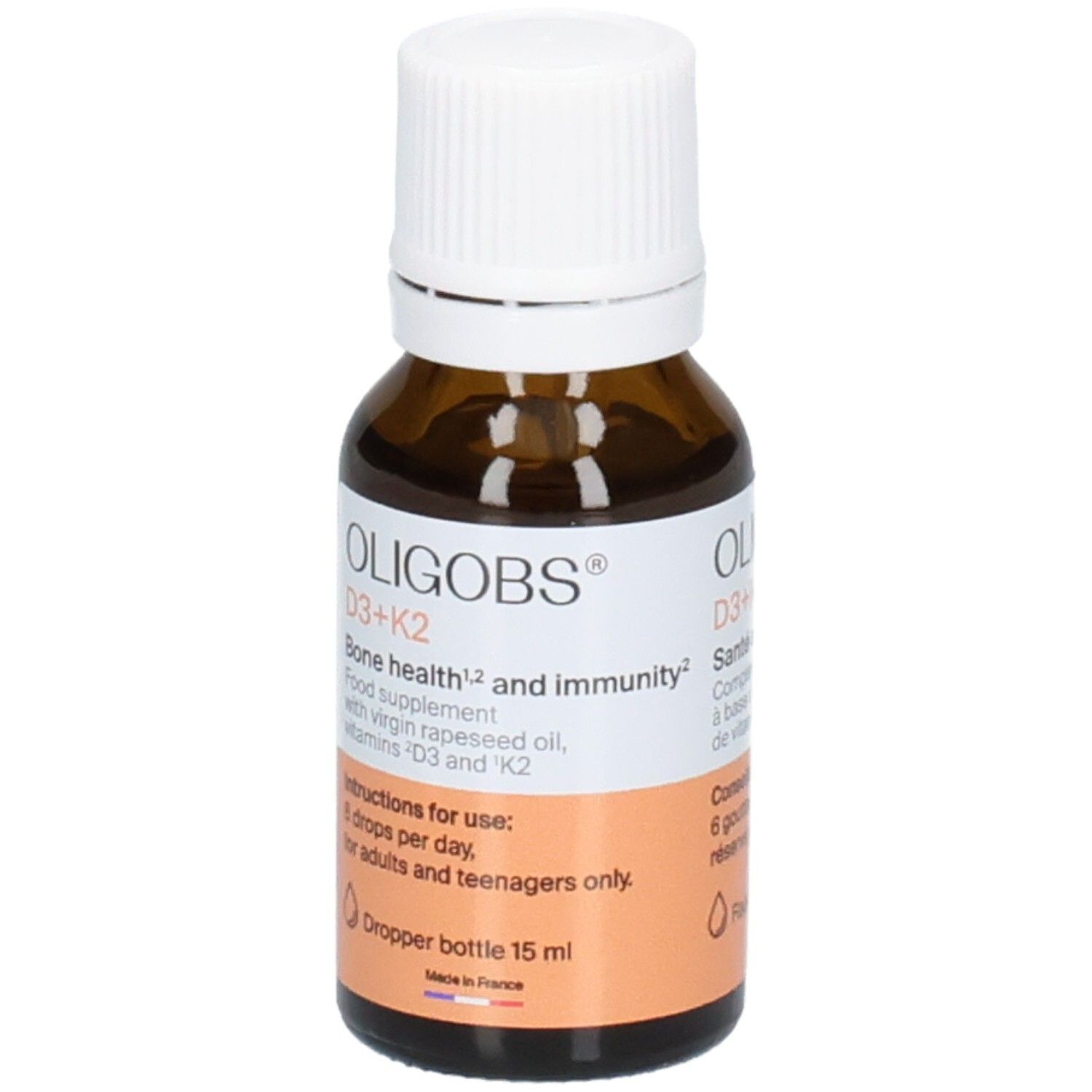 Pdmtobemaintained Ccd Oligobs® D3+K2 Goutte(S) Orale(S) 15 Ml
