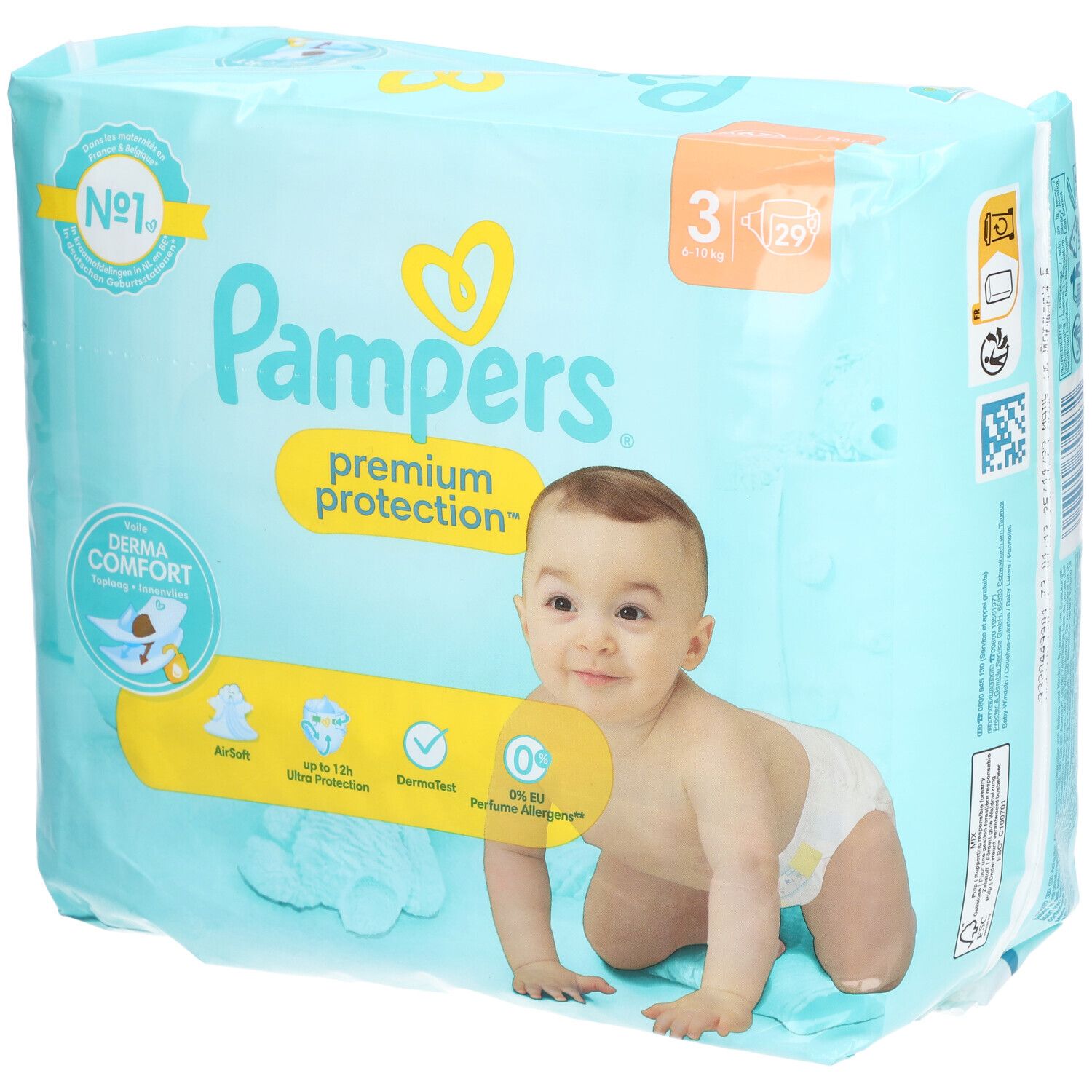 PAMPERS Premium Protection Couche taille 4 6-10 kg 29 pc(s) serviettes hygiénique(s)