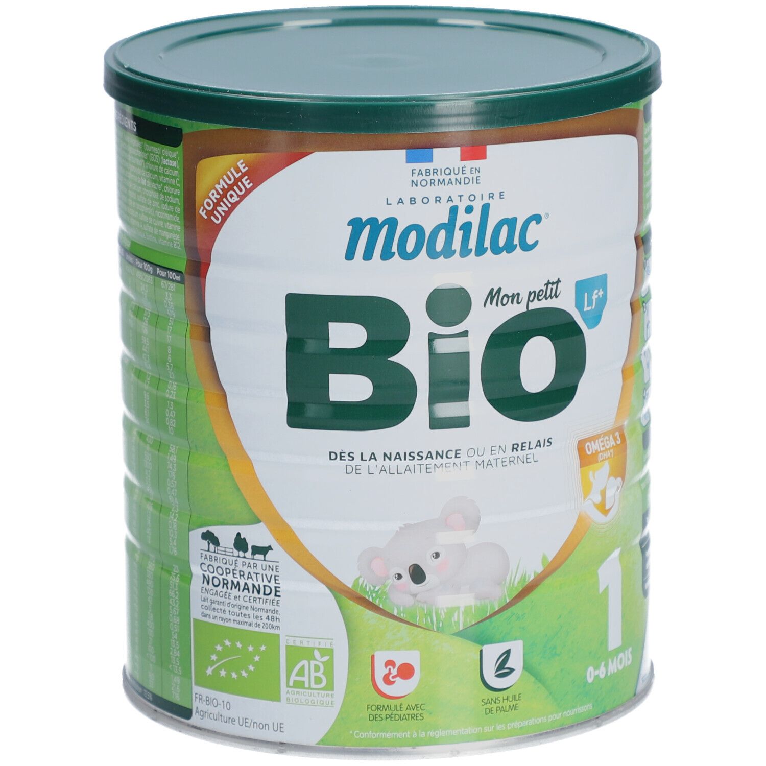Modical Lait bébé en Poudre dès la naissance Bio 800 g Lait