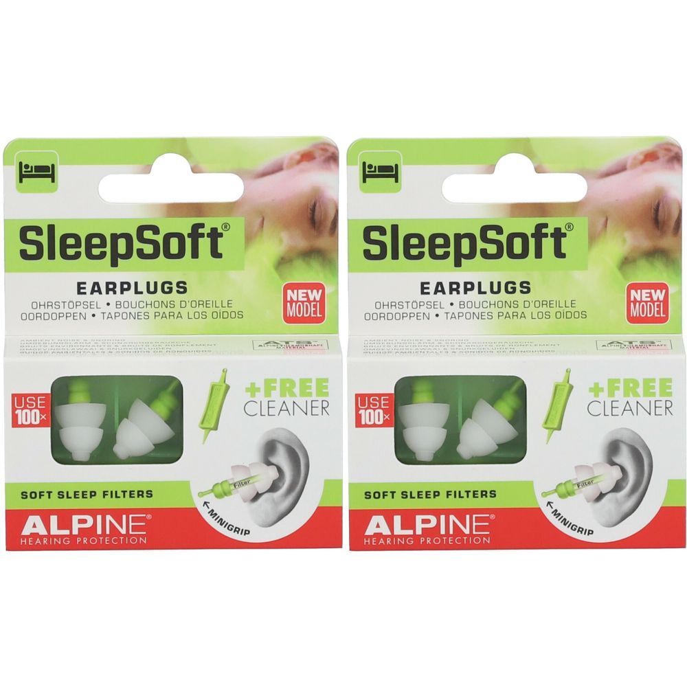 Alpine SleepSoft Bouchon D'Oreille 2x1 pc(s) Bouchons D'Oreille