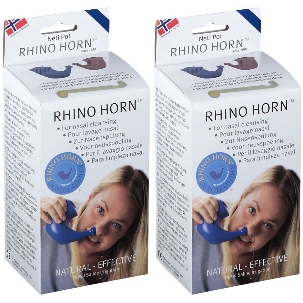 Rhino Horn Lave Nez Bleu 2x1 pc(s) Accessoire(S)