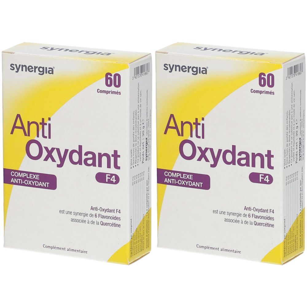 synergia Anti-Oxydant F4 2x60 pc(s) Comprimé(S)