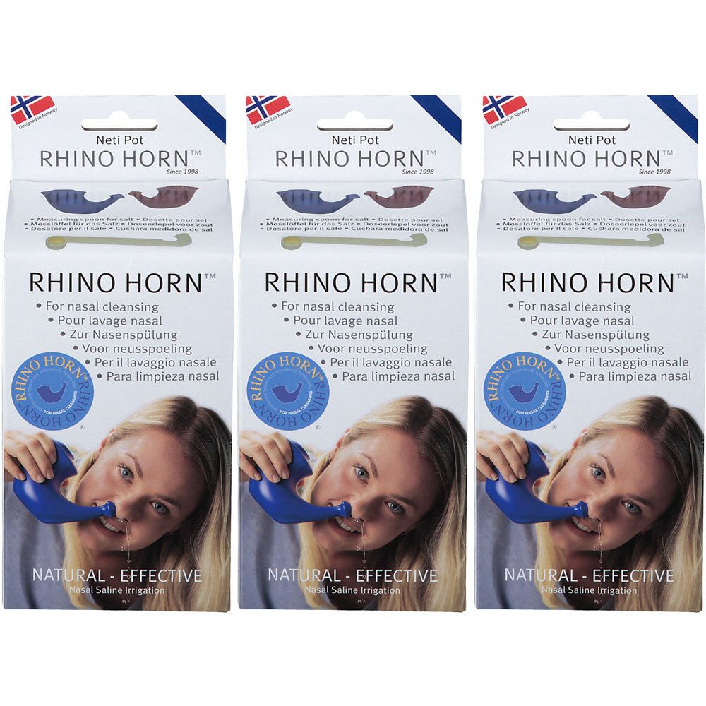 Rhino Horn Lave Nez Bleu 3x1 pc(s) Accessoire(S)