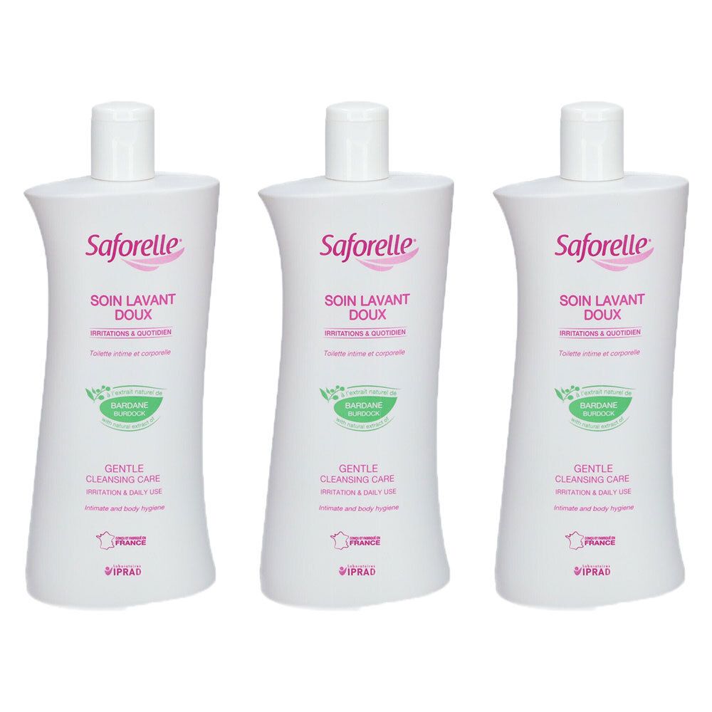 Saforelle Soin lavant doux 3x500 ml Produit(S) Nettoyant(S)