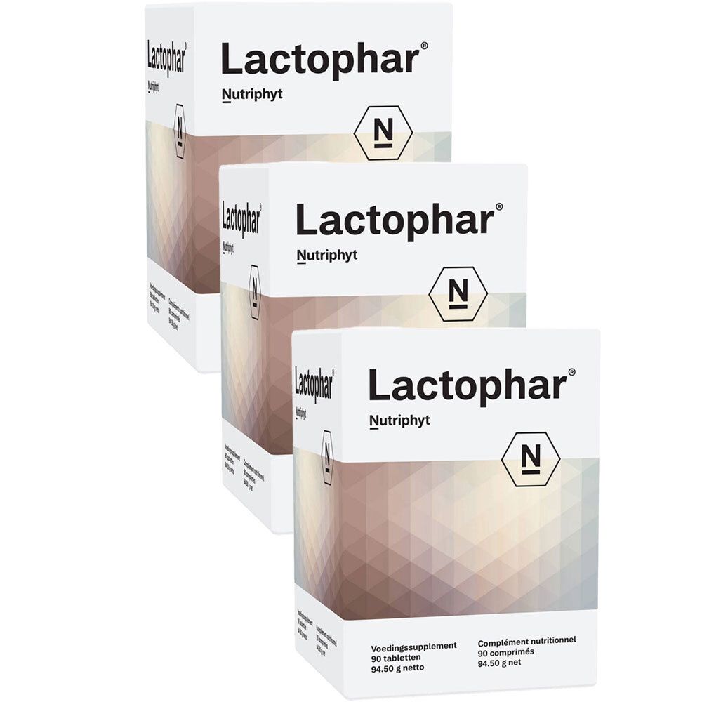 Nutriphyt Lactophar Paquet Économique 3x3x30 pc(s) Comprimé(S)