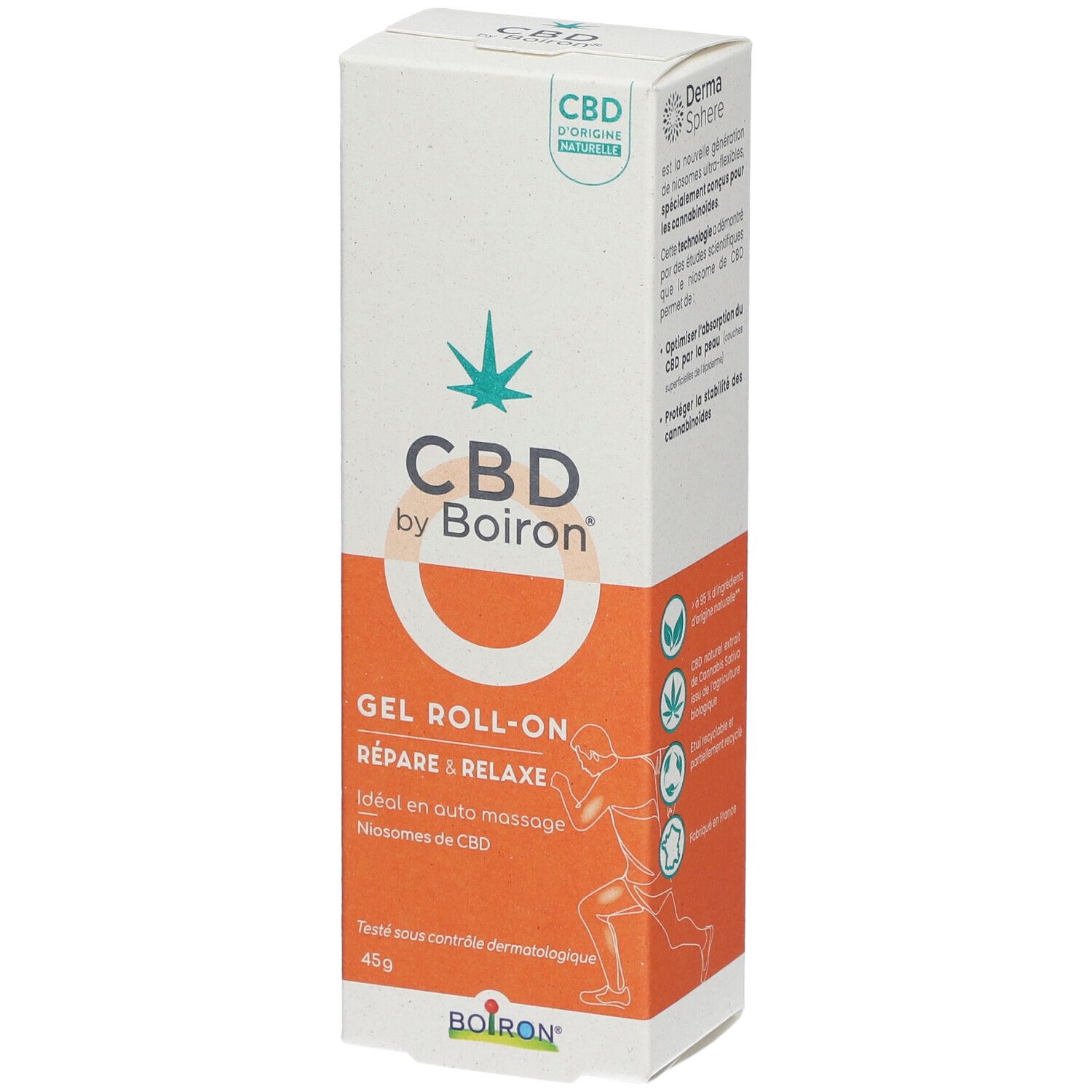 CBD by Boiron® Gel Roll-on Rouleau 45 g