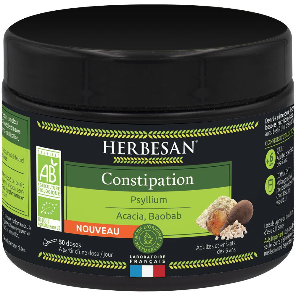 Herbesan Constipation Bio Poudre Pour La Préparation D'une Solution 184 G