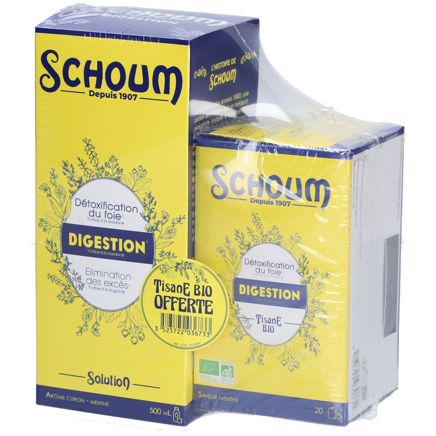 3 CHÈNES SCHOUM DIGESTION SOLUTION Solution et Tisane 1 pc(s) Solution Orale