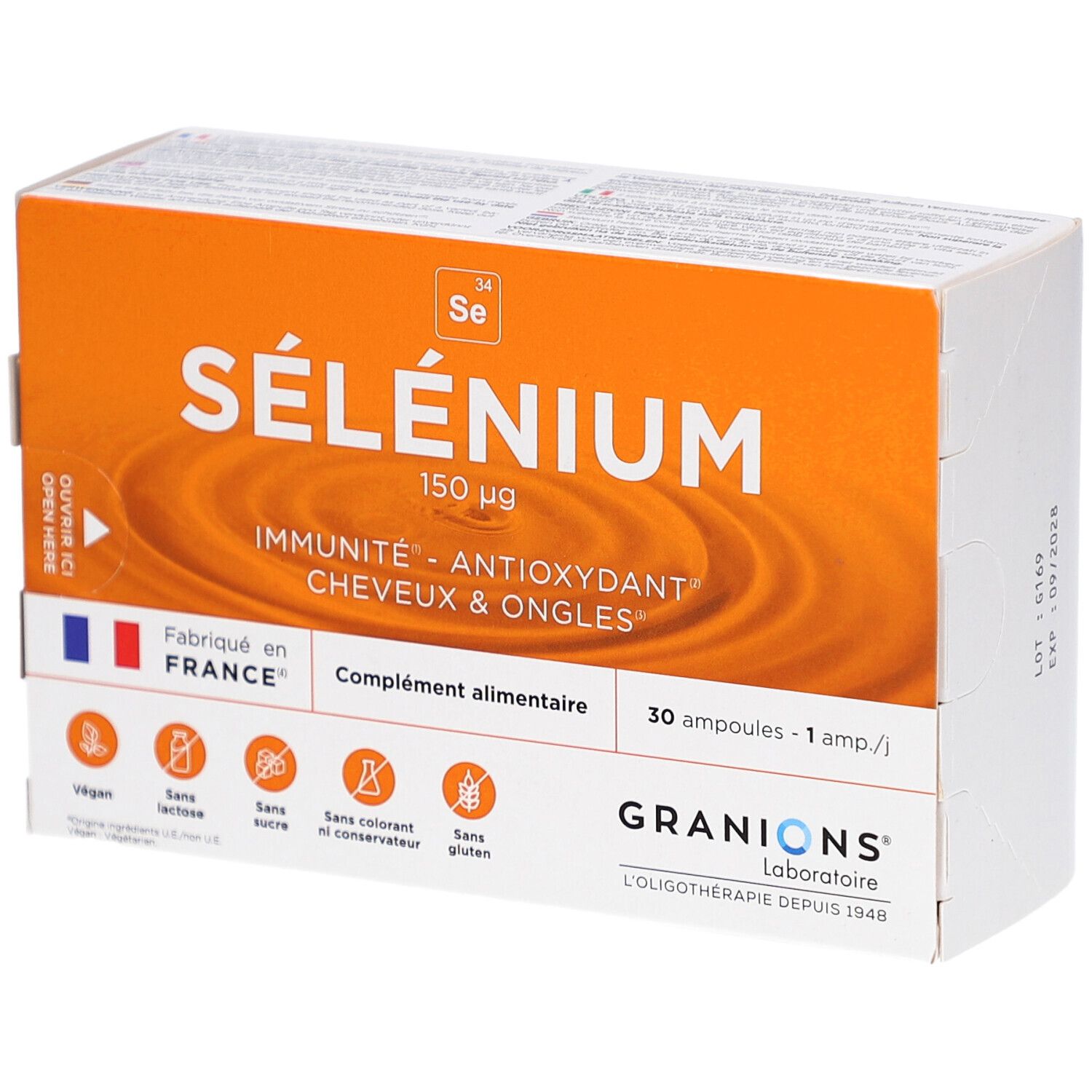 Pdmtobemaintained Granions Sélénium - Ampoules Solution Orale 60 Ml