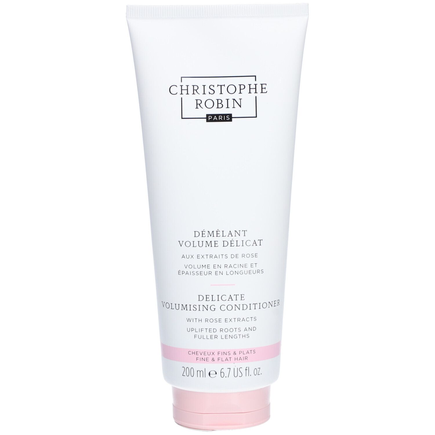 CHRISTOPHE ROBIN DÉMÊLANT VOLUME AUX EXTRAITS DE ROSE Après-Shampooing(S) 250 ml