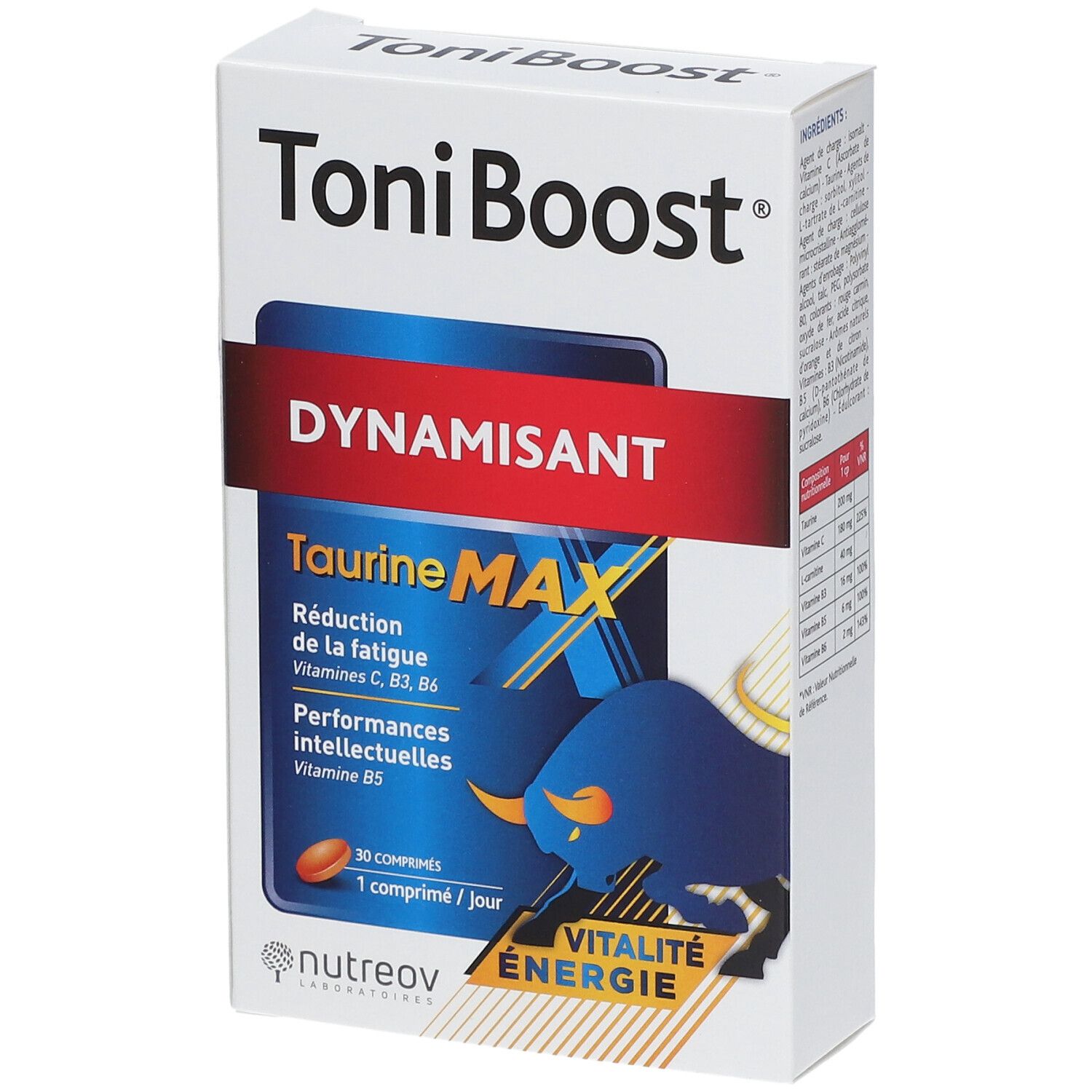 Nutreov Toniboost® Taurine Max Comprimé(S) 30 Pc(S) Enfants
