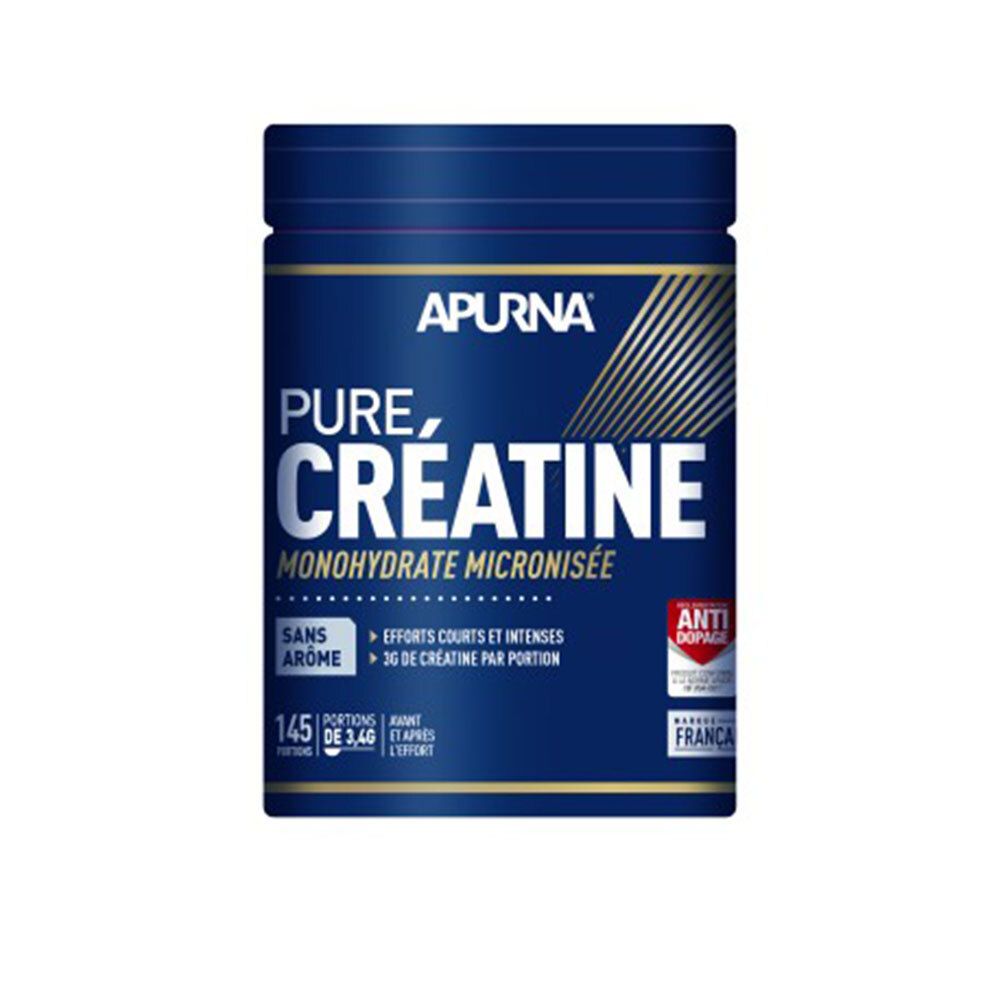 Lactalis Nutrition Diet Apurna Pure Créatine Neutre Poudre Pour La Préparation D'une Solution 500 G