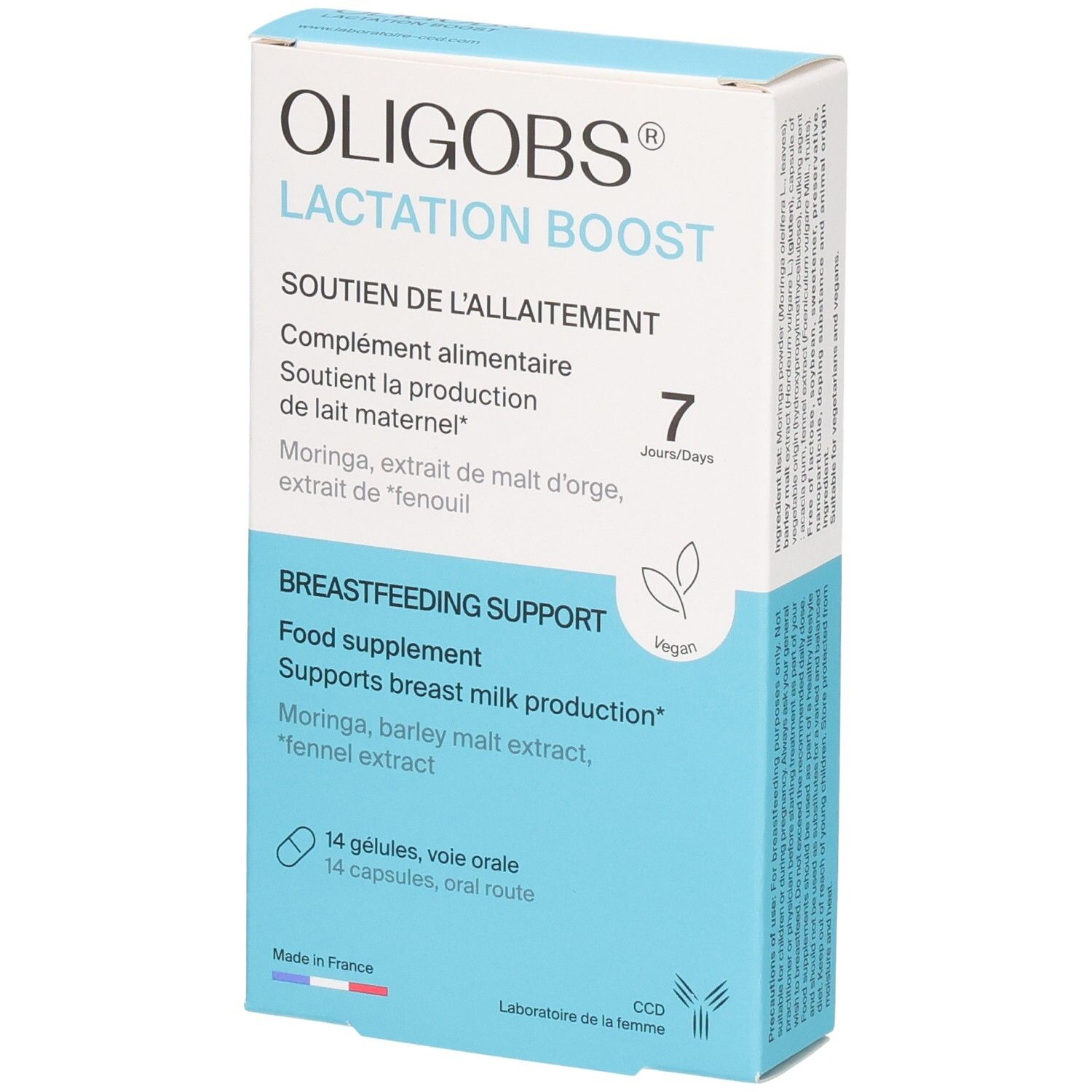 Pdm To Be Maintained Ccd Oligobs® Lactation Boost Capsule(S) 14 Pc(S)