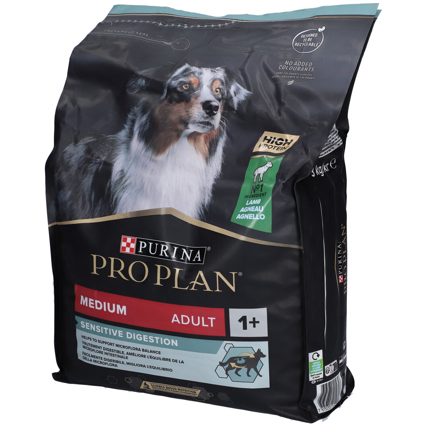 PURINA PRO PLAN Medium Adult Sensitive Digestion avec OPTIDIGEST Agneau 3 kg Pellet(S)