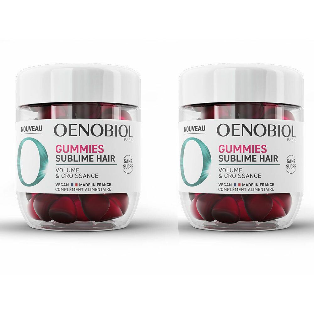 OENOBIOL Gummies SUBLIME HAIR DUO VOLUME & CROISSANCE 2x60 pc(s) pastille(s)