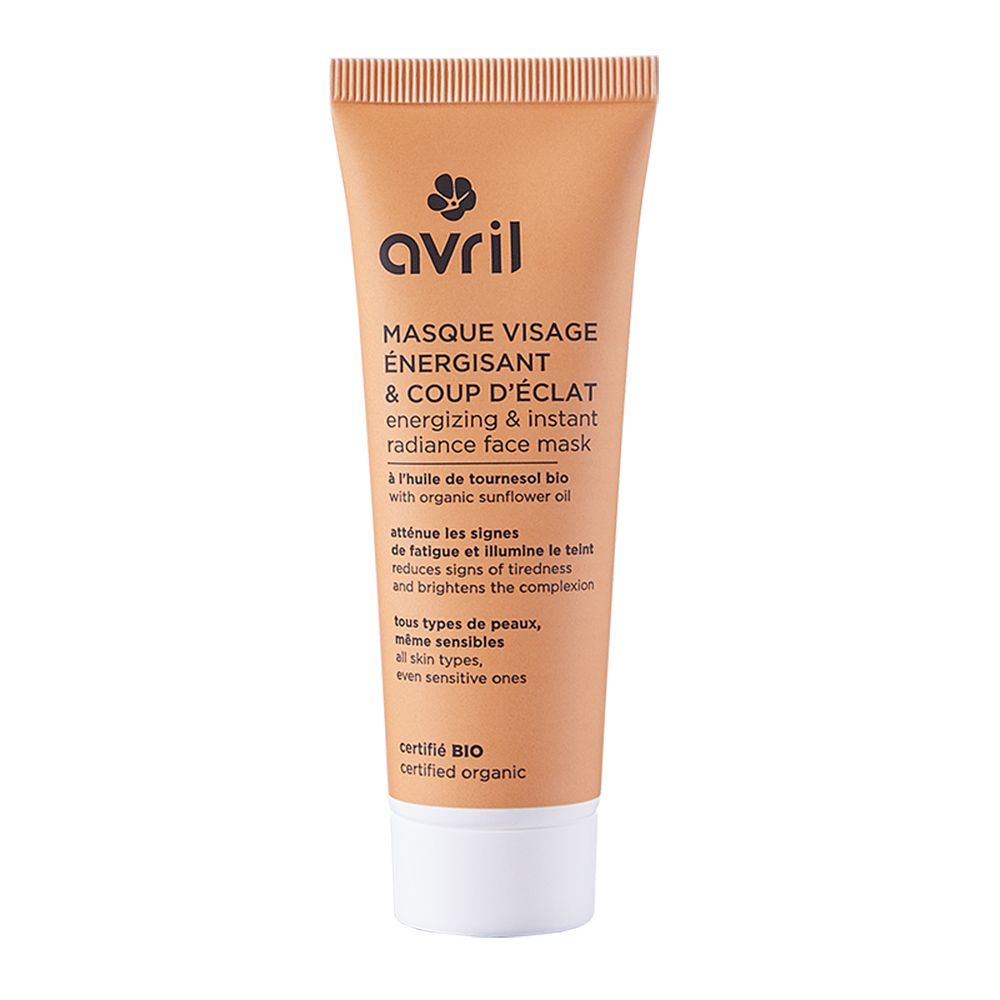 Avril Masque Visage Énergisant & Coup d'Éclat Bio 50 ml - Image 3