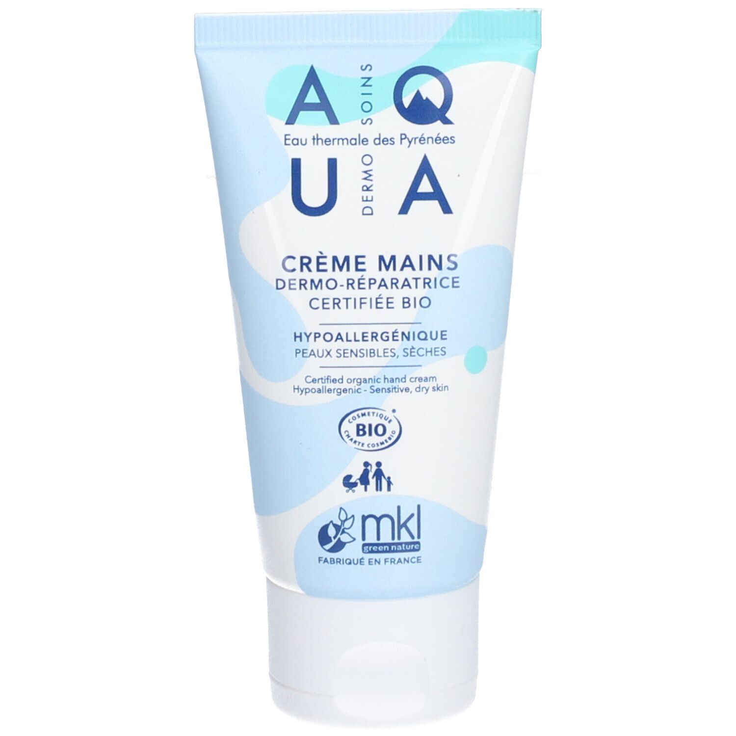 Mkl Aqua Crème Mains Dermo-Réparatrice Pour La Peau 50 Ml