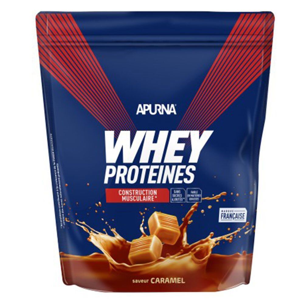 Apurna Whey Protéines Caramel Poudre Pour La Préparation D'une Solution 720 G Enfants