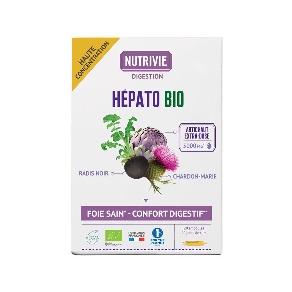 Nutrivie Complexe Hépato Bio Ampoule(S) Buvable(S) 20X10 Ml Enfants