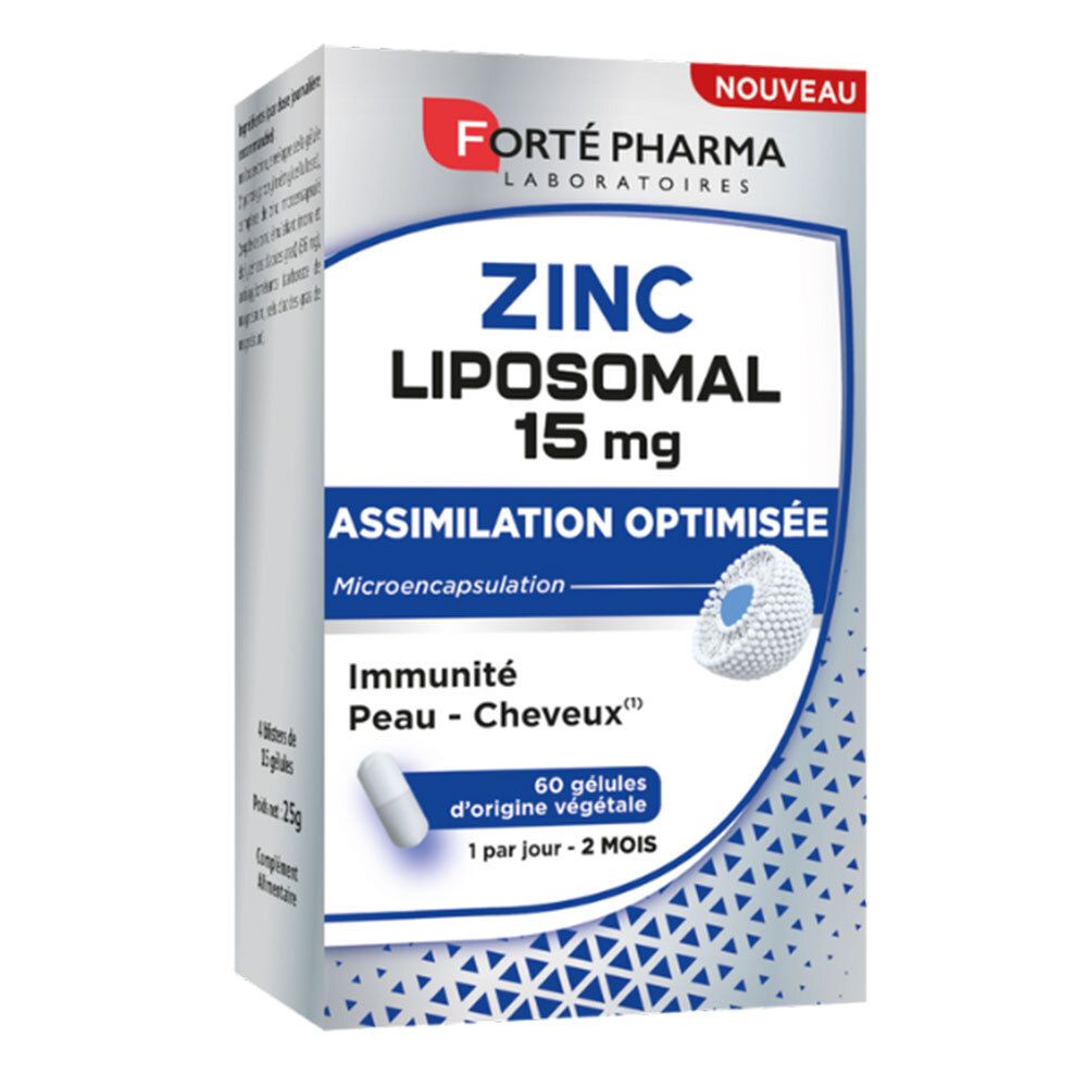 Forté Pharma Zinc Liposomal 15 Mg Capsule(S) 60 Pc(S) Enfants