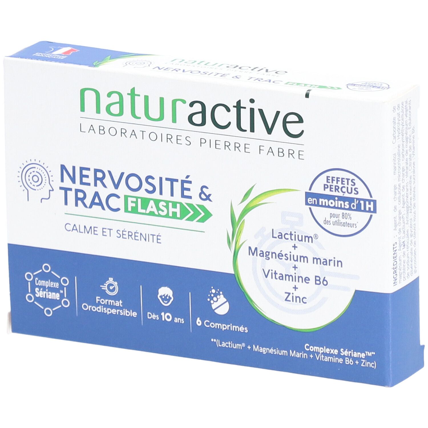 Naturactive Nervosité & Trac Flash Comprimé(S) 6 Pc(S) Enfants