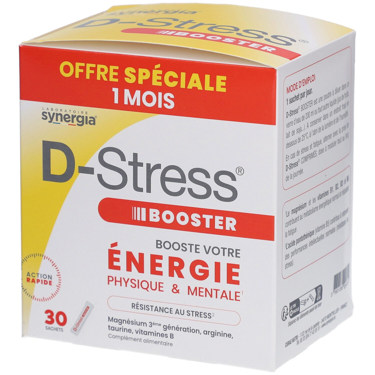 Synergia D-Stress Booster 30 pc(s) Sachet(S)